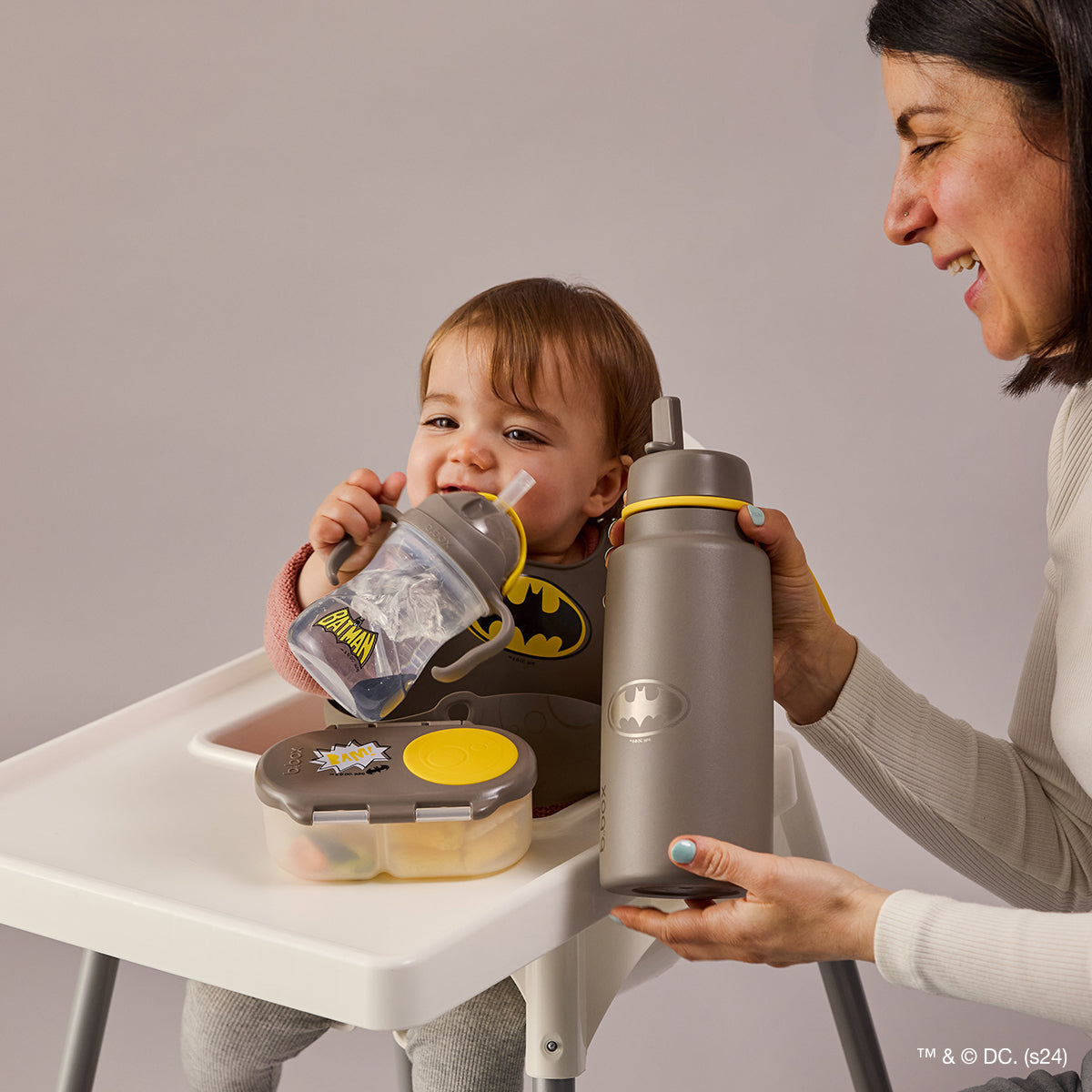 フリップトップボトル 1L(ステンレス製水筒)/Warner Bros. Insulated Flip Top Bottle 1L - Looney Tunes by b.box and Harry Potter by b.box and Batman by b.box