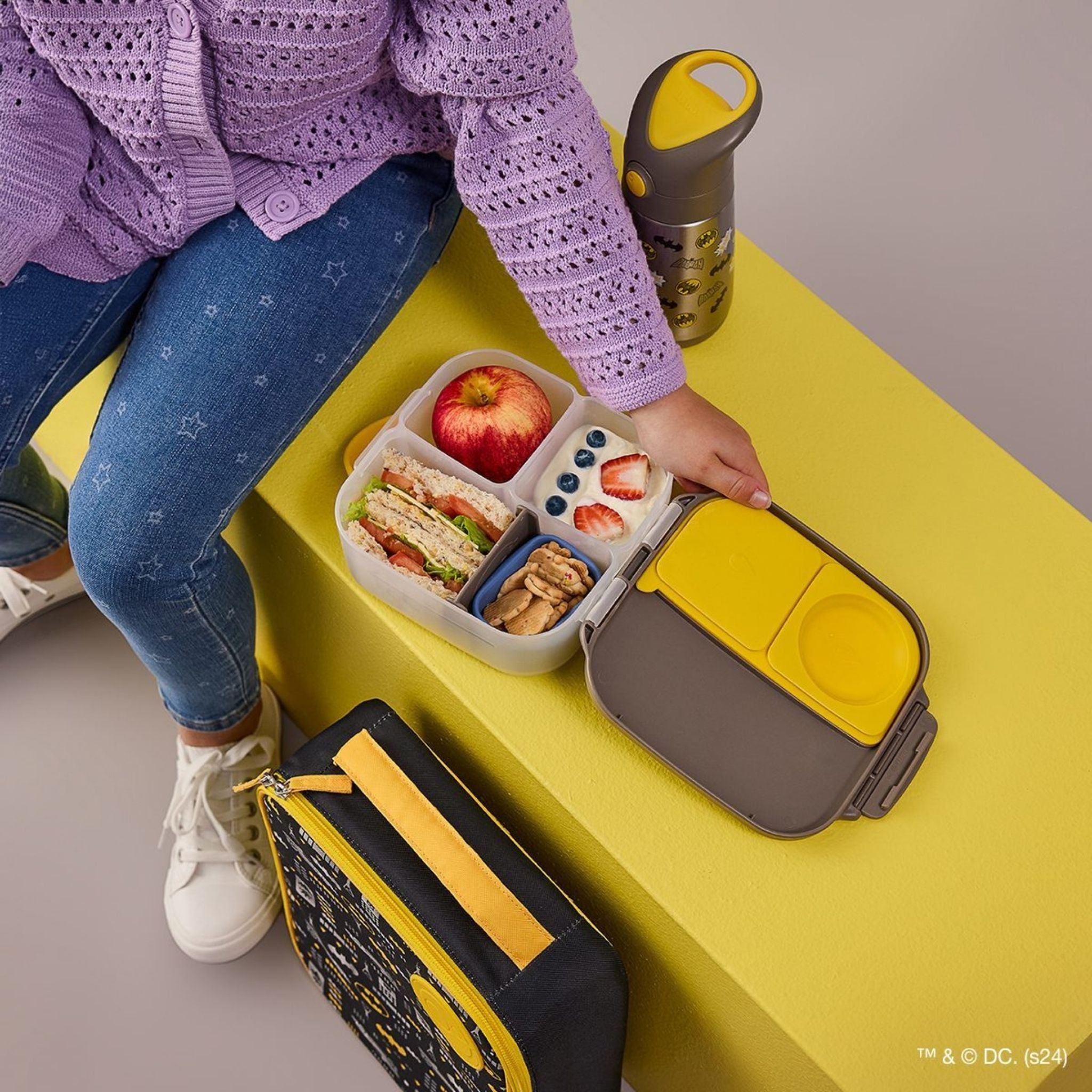 ミニランチボックス(お弁当箱)/Warner Bros. Mini Lunchbox - Harry Potter by b.box and Batman by b.box