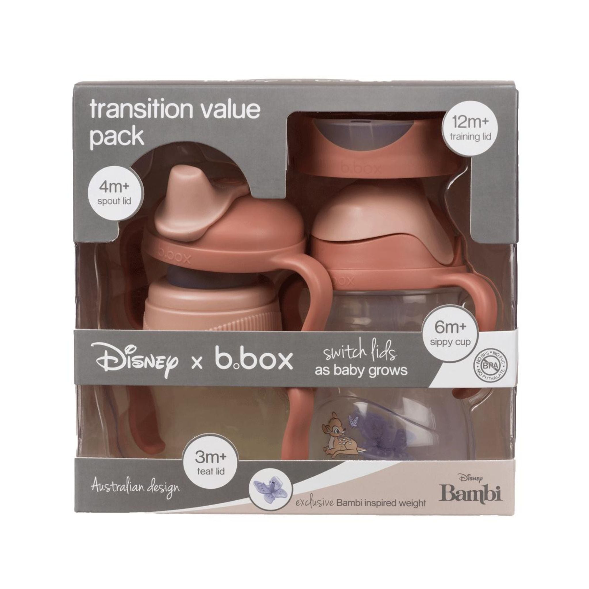 トランジションバリューカップ バンビデザインのパッケージ