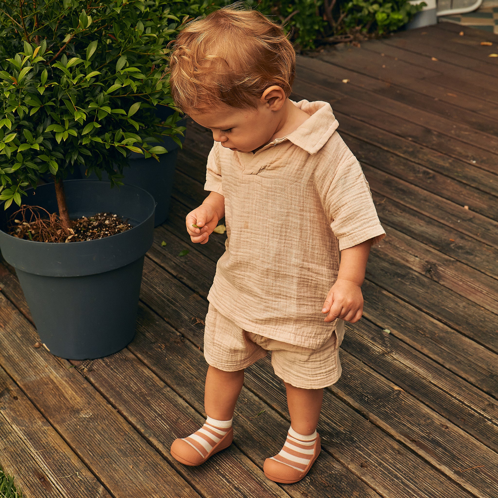 アティパス 25SS ストライプ ブリック