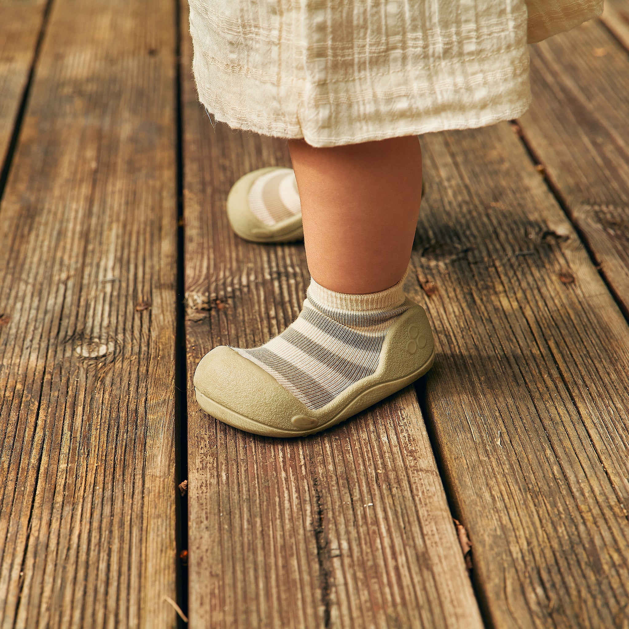 アティパス 25SS ストライプ オリーブ