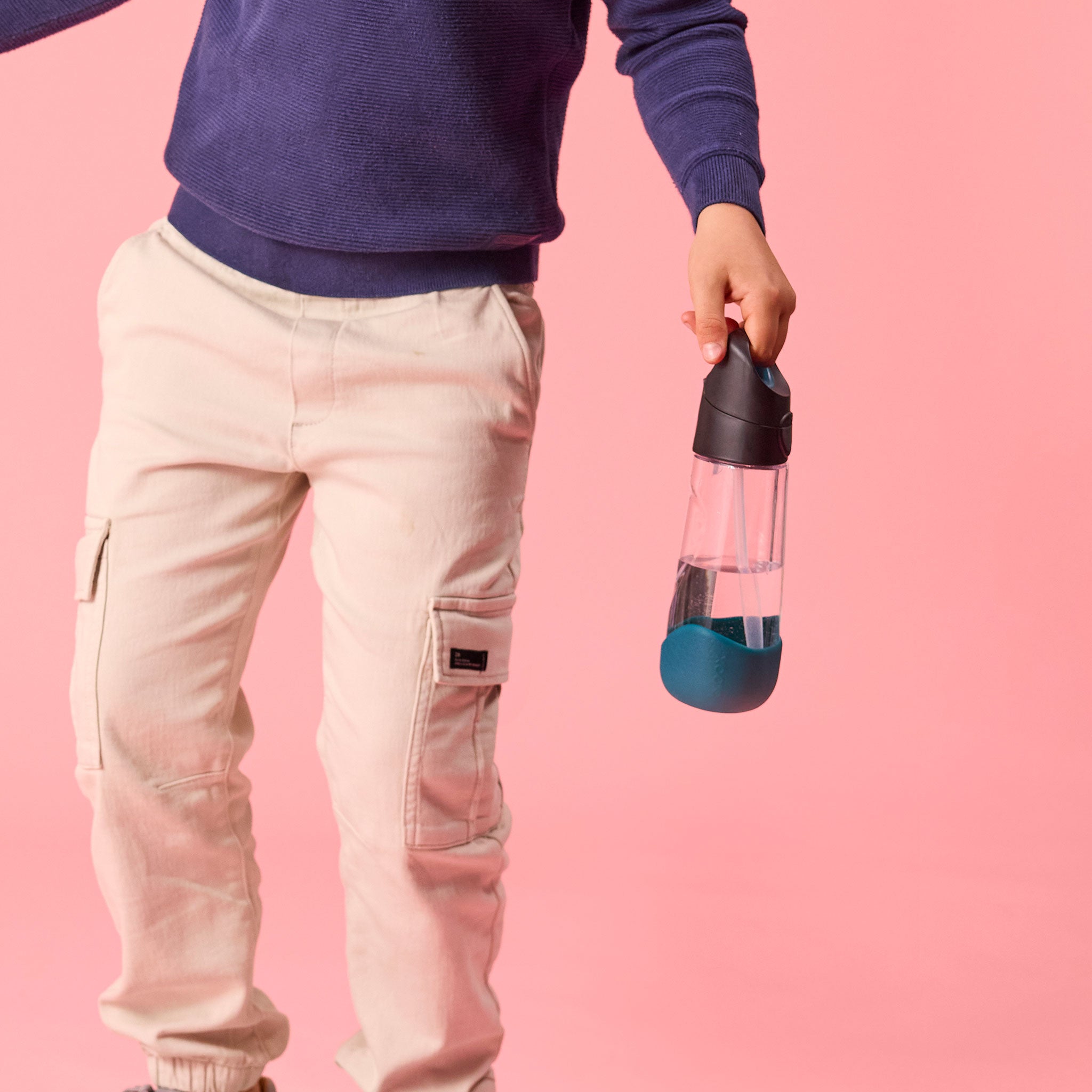 Tritan drink bottle 600mlトライタンドリンクボトル - ストロー