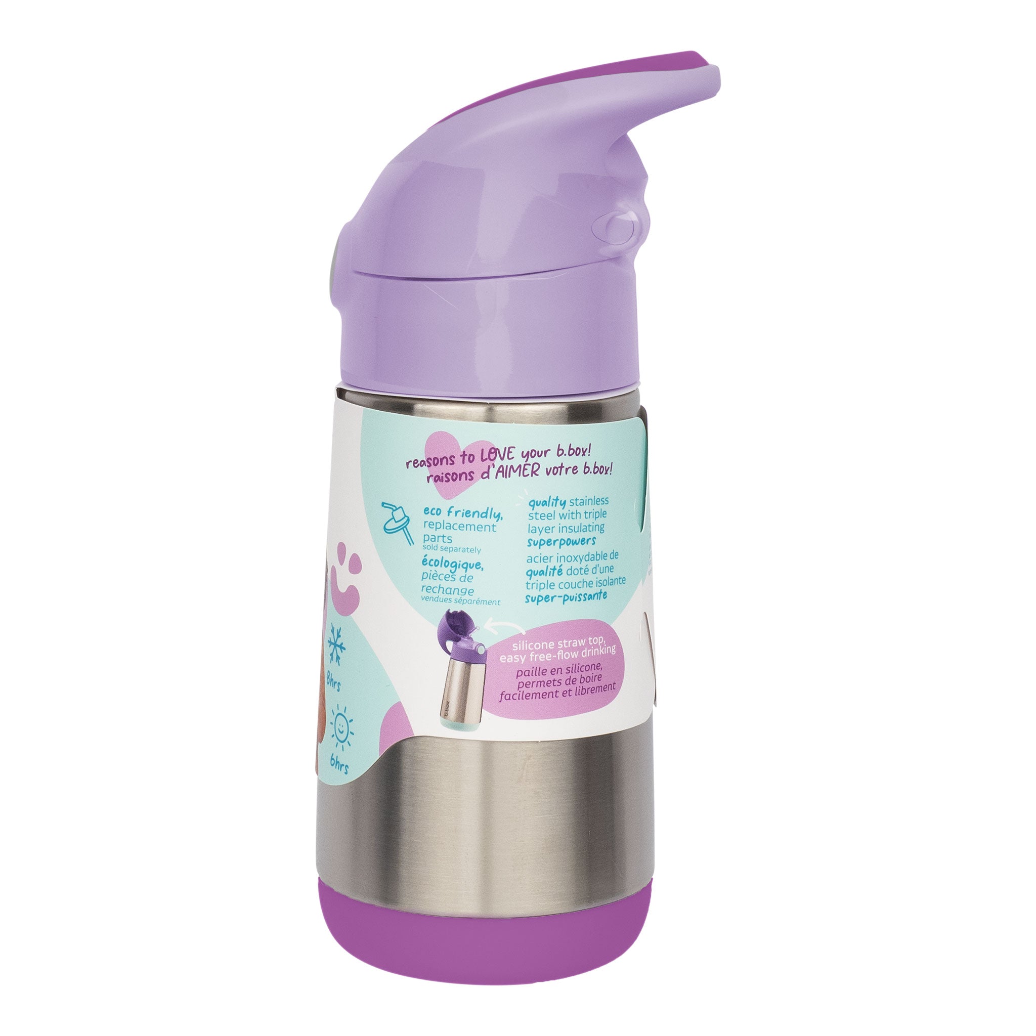 【b.box 2026年1月以降発売予定】水筒 Insulated drink bottle 350ml ステンレスボトル