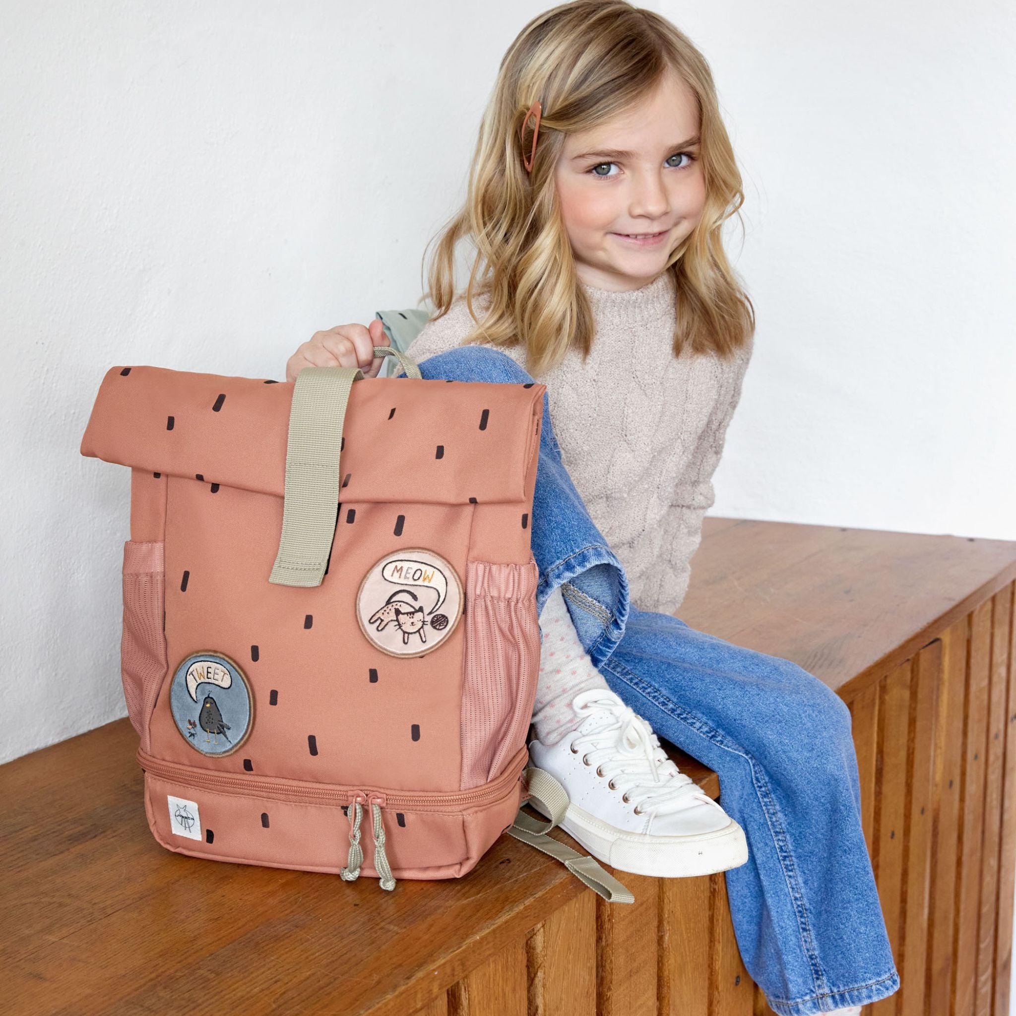Mini Rolltop Backpack Happy Prints ミニロールトップバックパック
