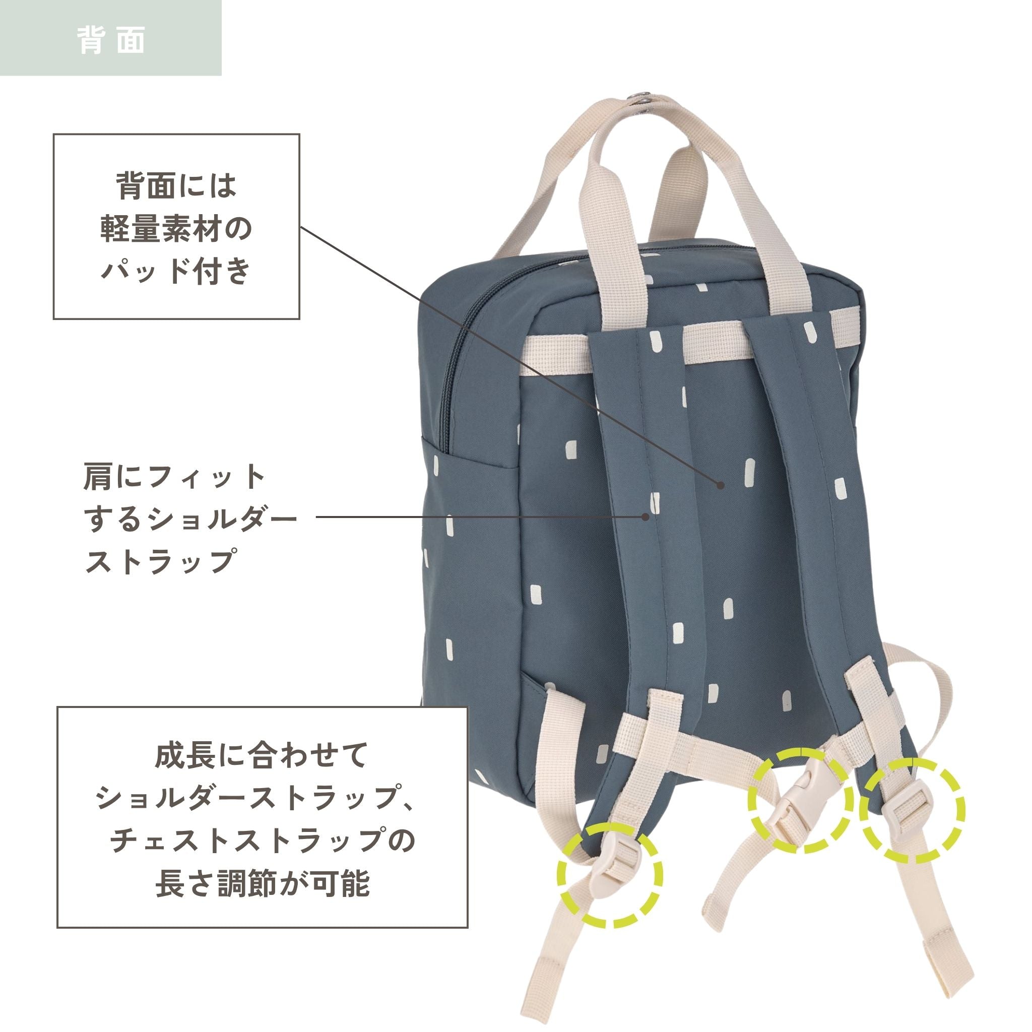Mini Square Backpack Happy Prints ミニスクエアバックパック
