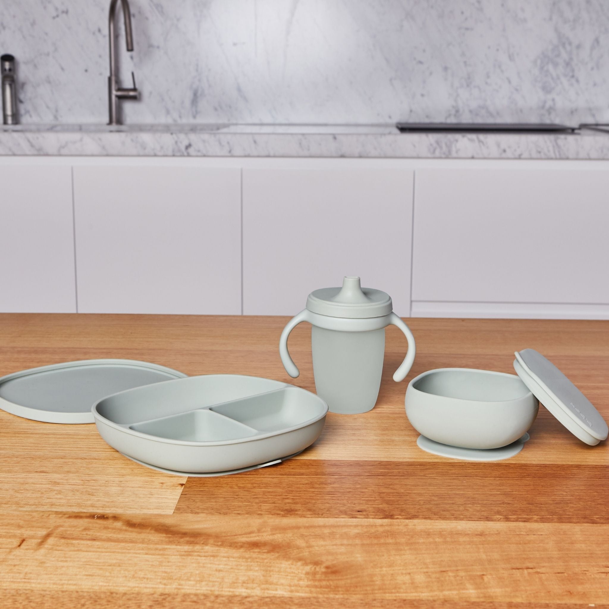 シリコンボウル+リッド(蓋・吸盤付きボウル)/Silicone Bowl+Lid