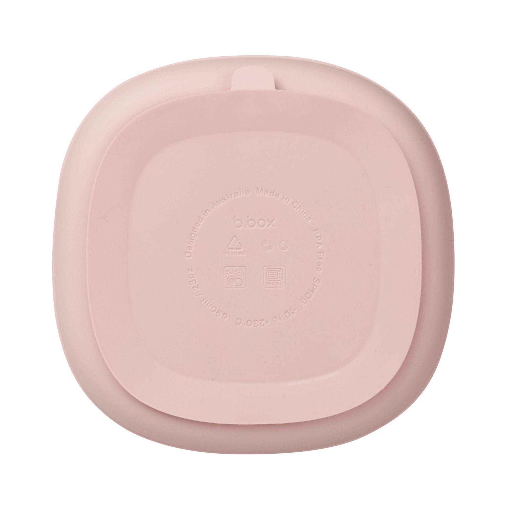 シリコンプレート+リッド(蓋・吸盤付き食器)/Silicone Plate+Lid