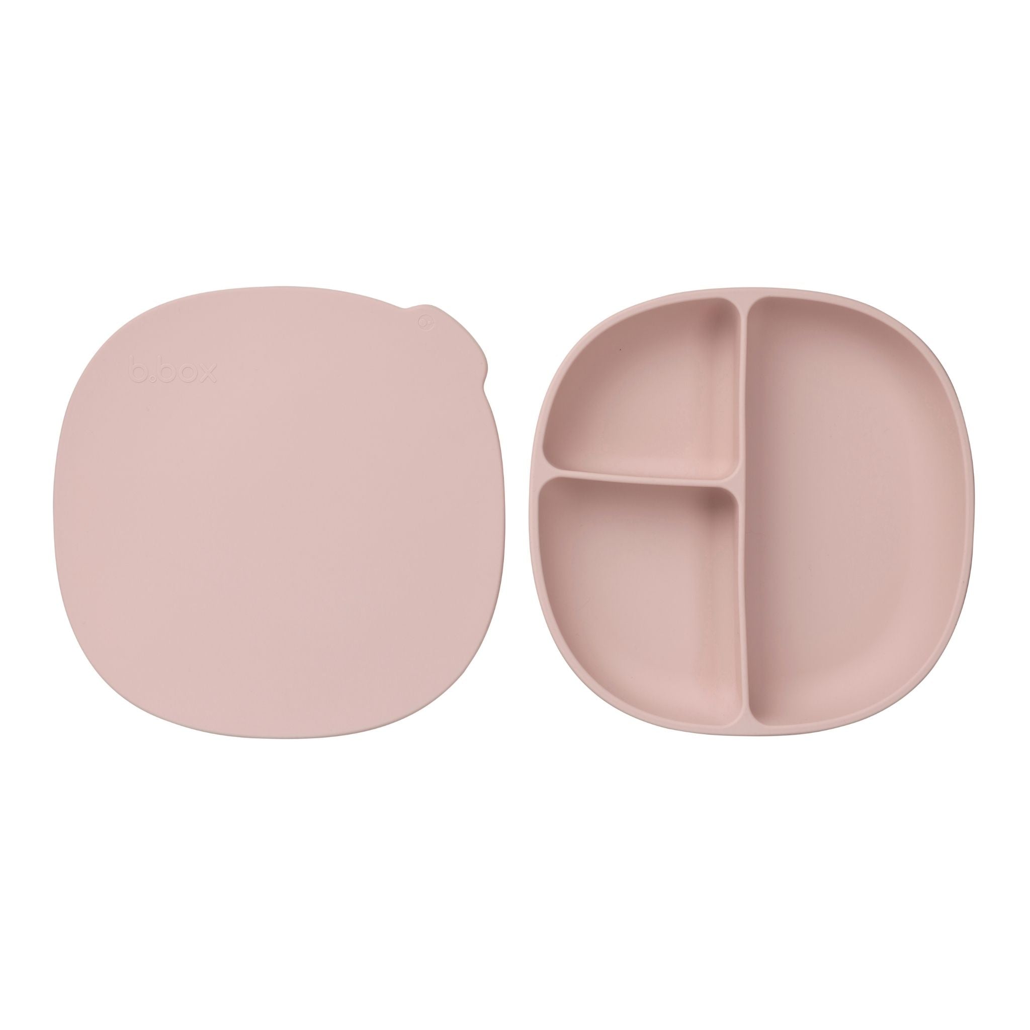 シリコンプレート+リッド(蓋・吸盤付き食器)/Silicone Plate+Lid