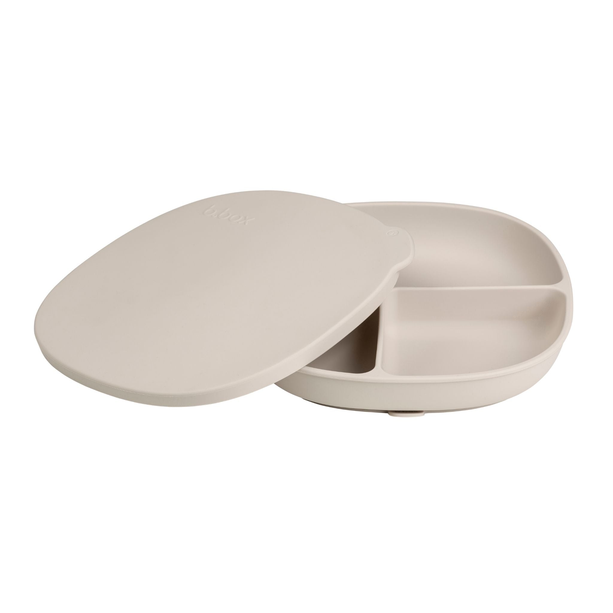 シリコンプレート+リッド(蓋・吸盤付き食器)/Silicone Plate+Lid