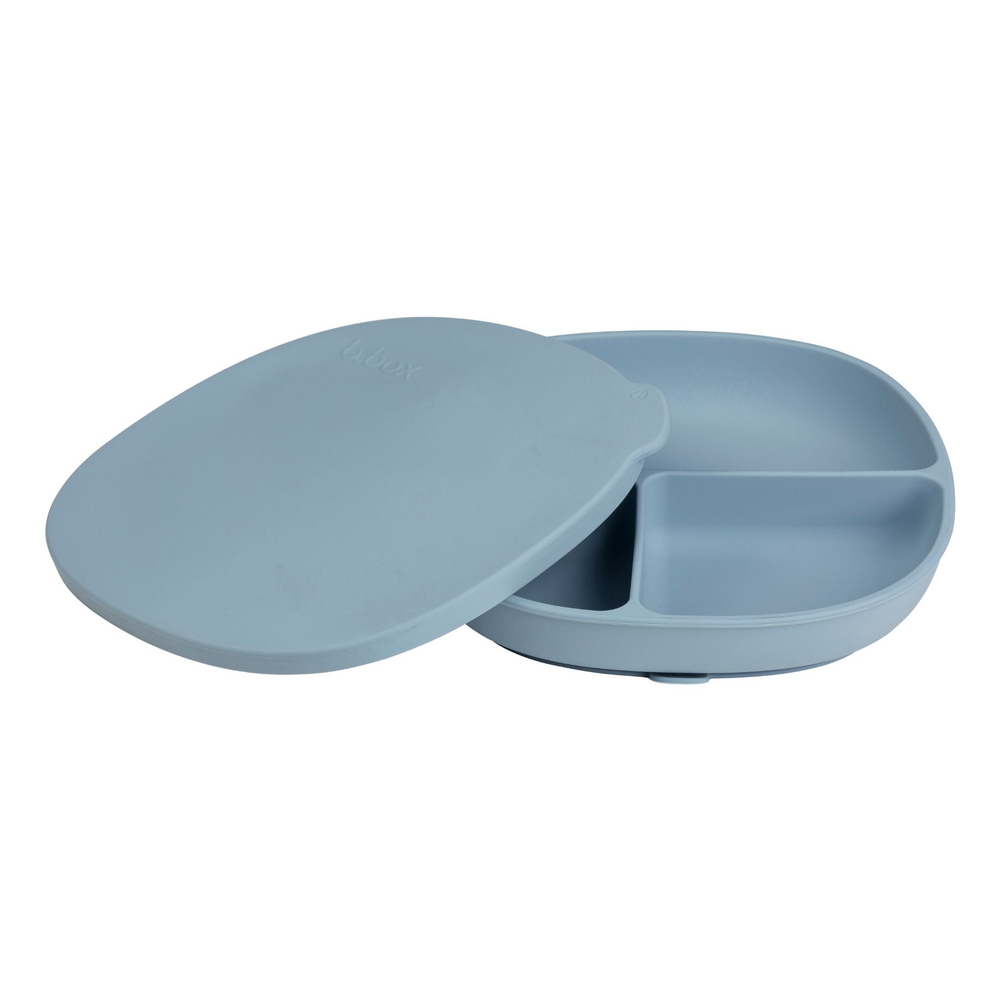 シリコンプレート+リッド(蓋・吸盤付き食器)/Silicone Plate+Lid