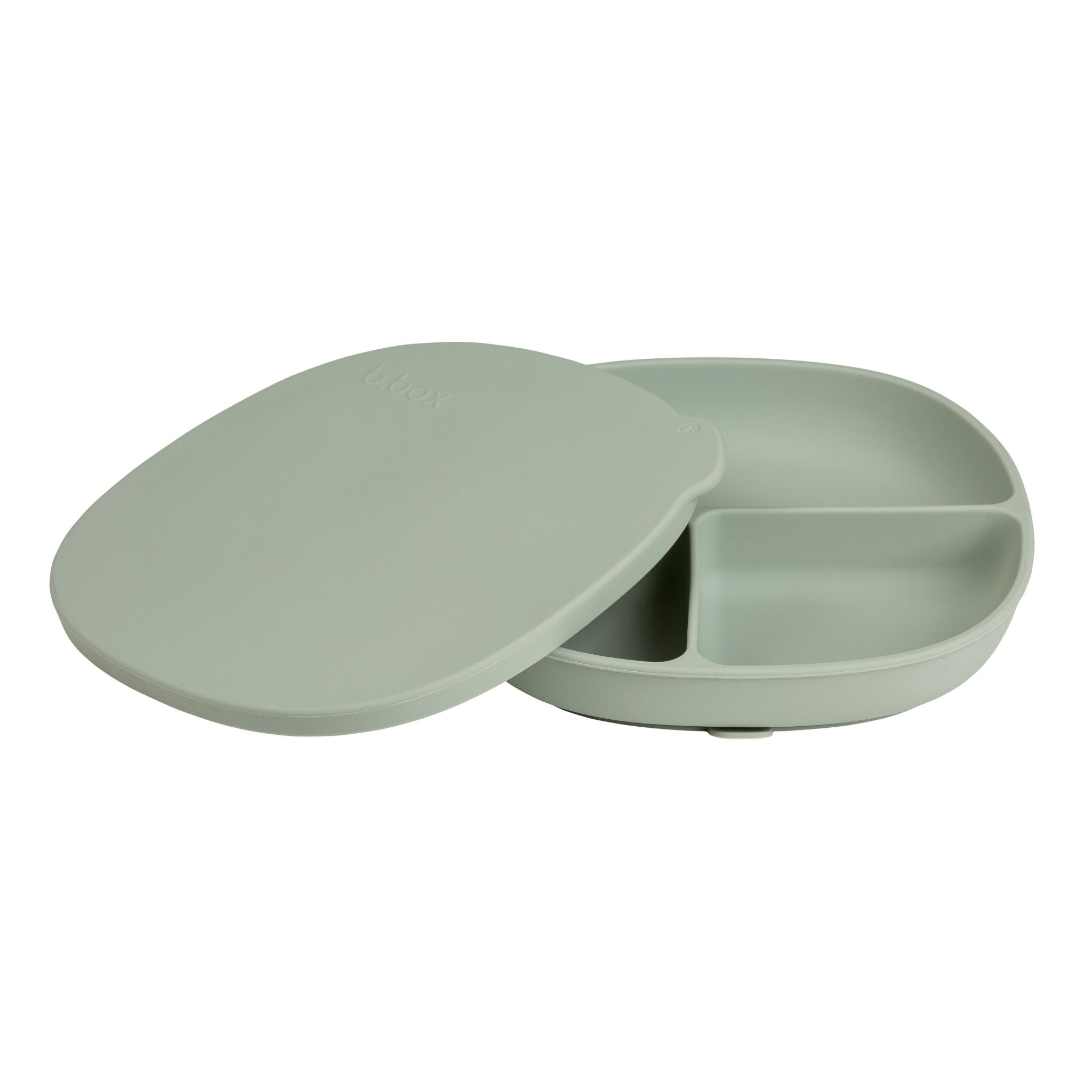 シリコンプレート+リッド(蓋・吸盤付き食器)/Silicone Plate+Lid