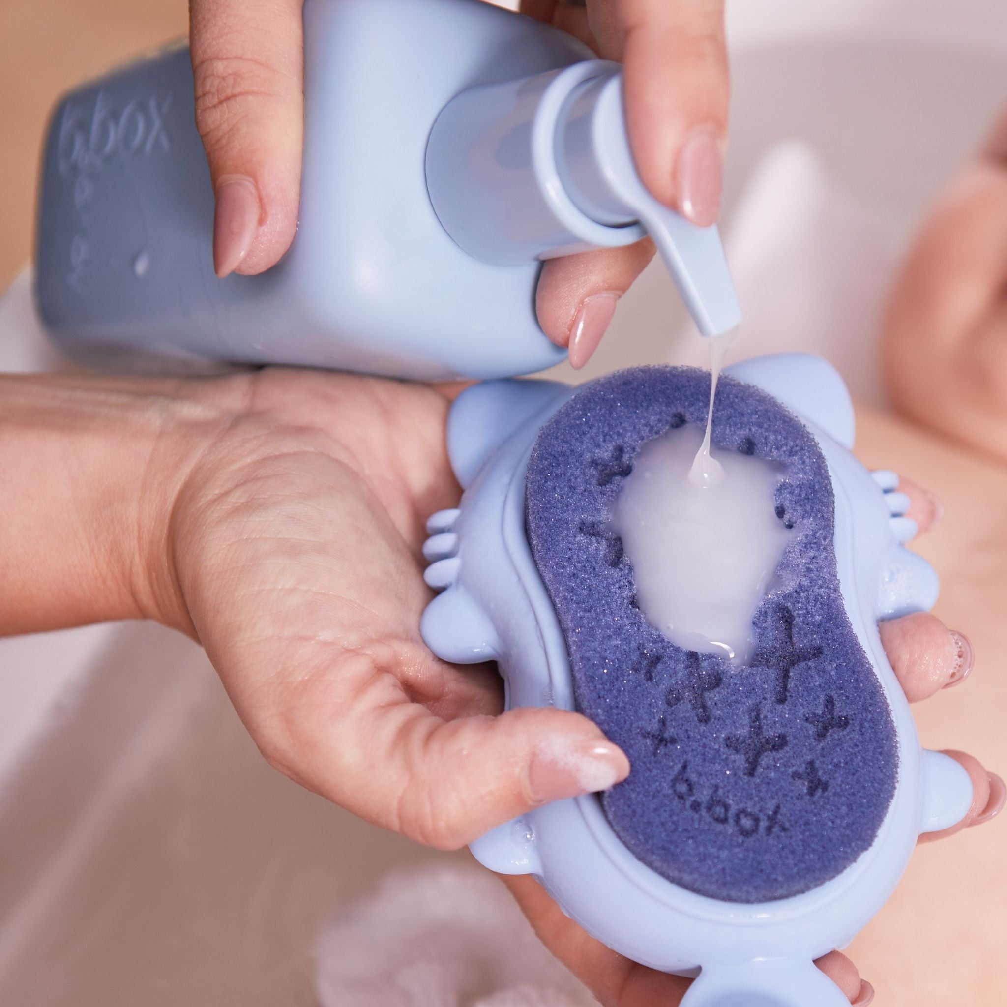 子供用 頭皮用 体用 バスブラシ