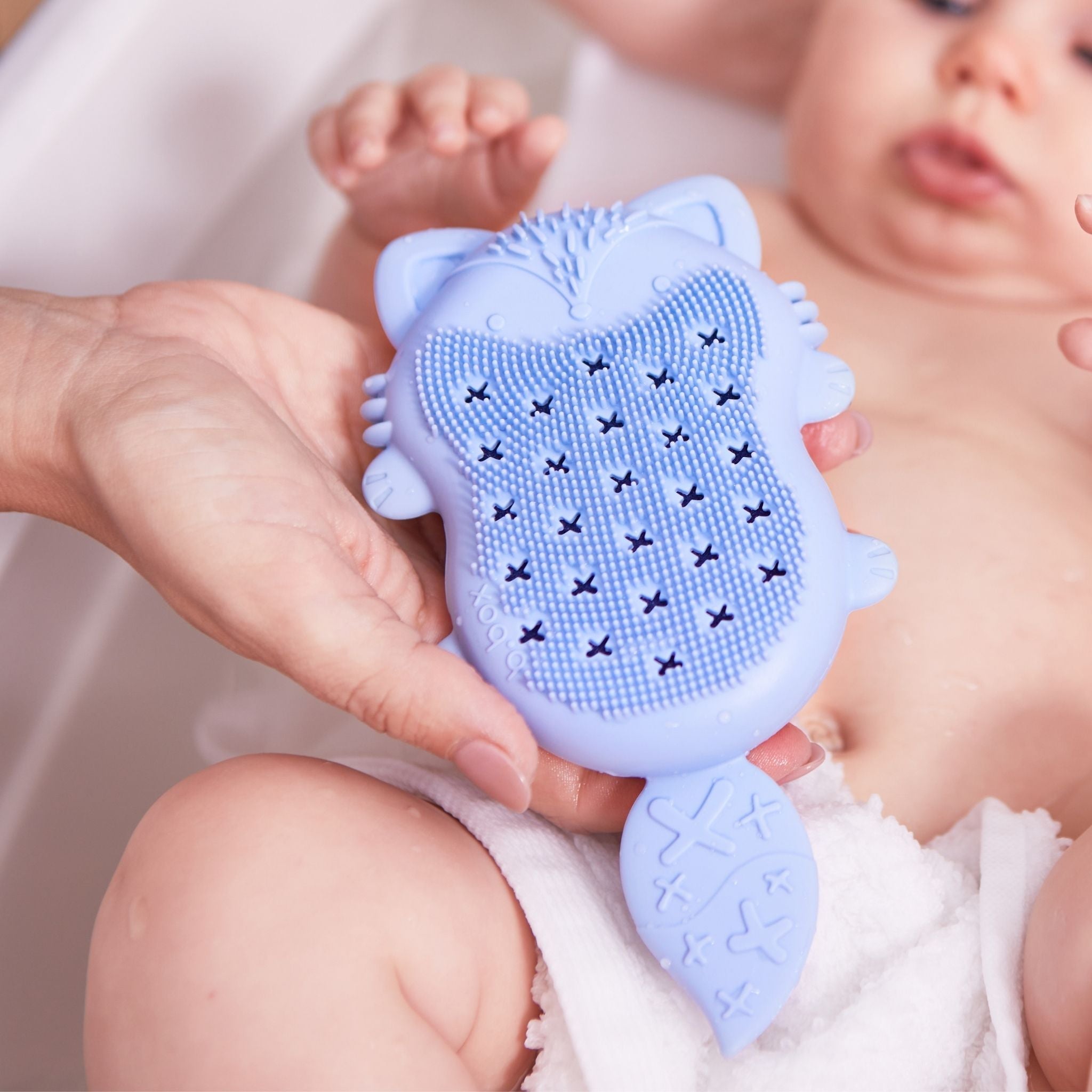 子供用 頭皮用 体用 バスブラシ