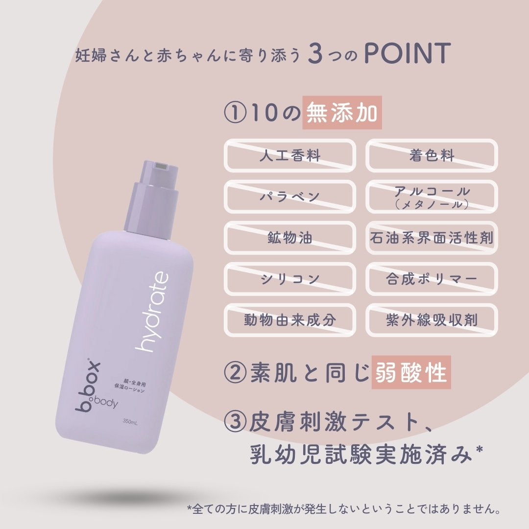 hydrate/b.box body ハイドレート ボディローション<保湿用ローション>