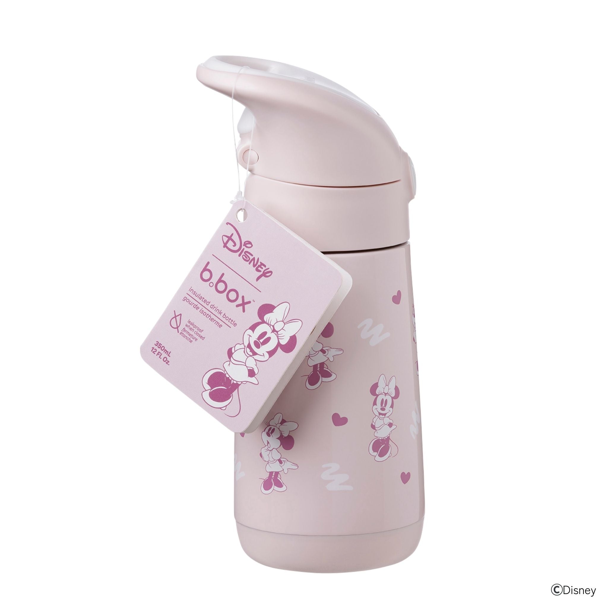 【b.box新作 2026年2月下旬以降発売予定】水筒 Insulated drink bottle 350ml ステンレスボトル / Disney - Mickey Soft & Minnie Soft