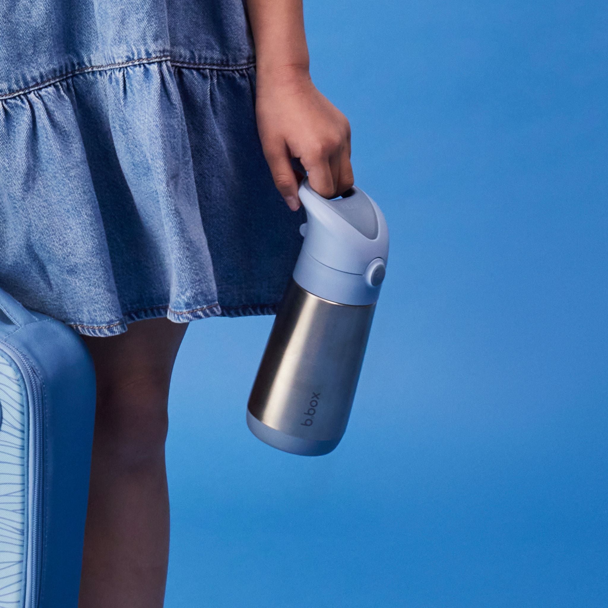 水筒 Insulated drink bottle 350ml ステンレスボトル - ストロー