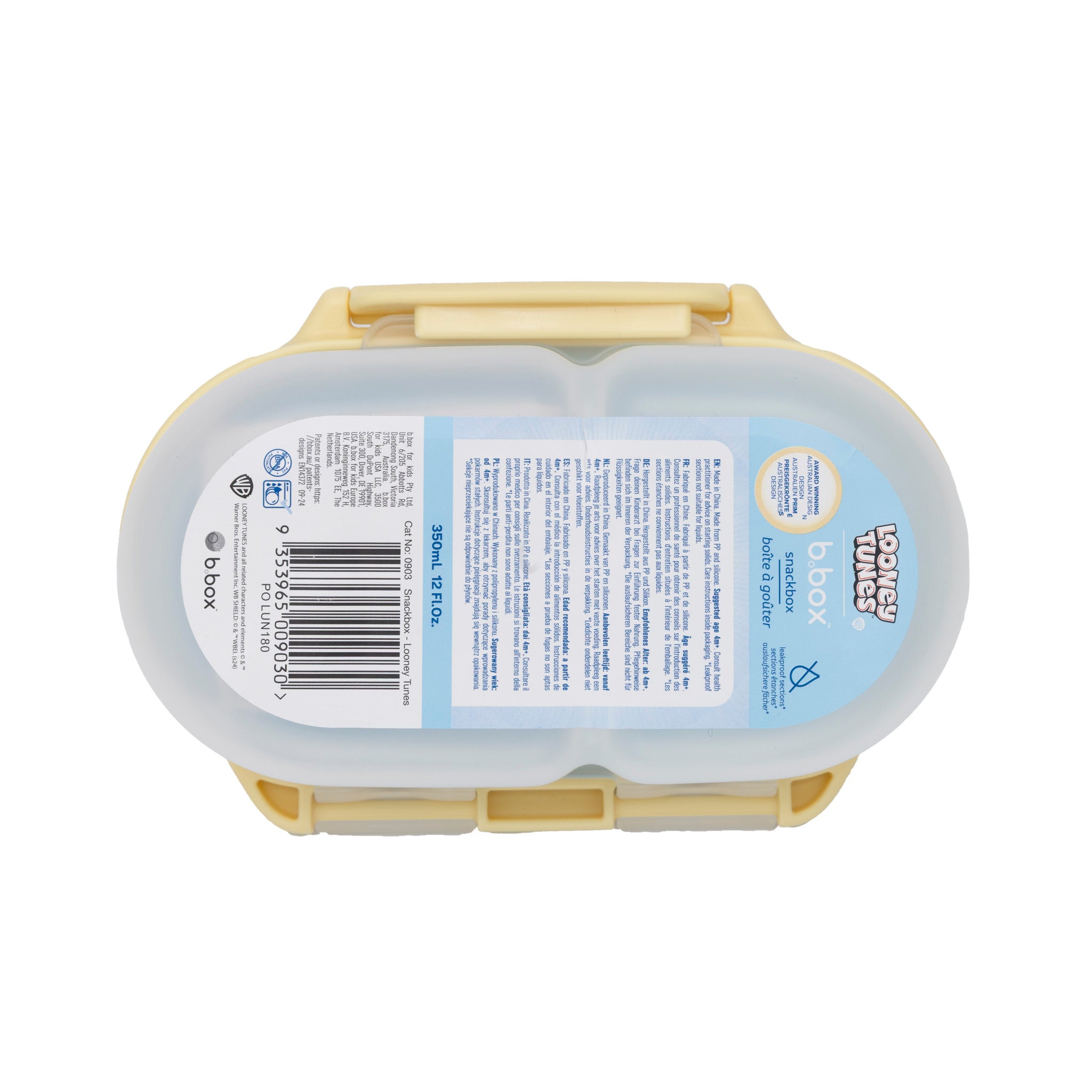 スナックボックス(お弁当箱)/Warner Bros. Snackbox - Looney Tunes by b.box and Harry Potter by b.box and Batman by b.box