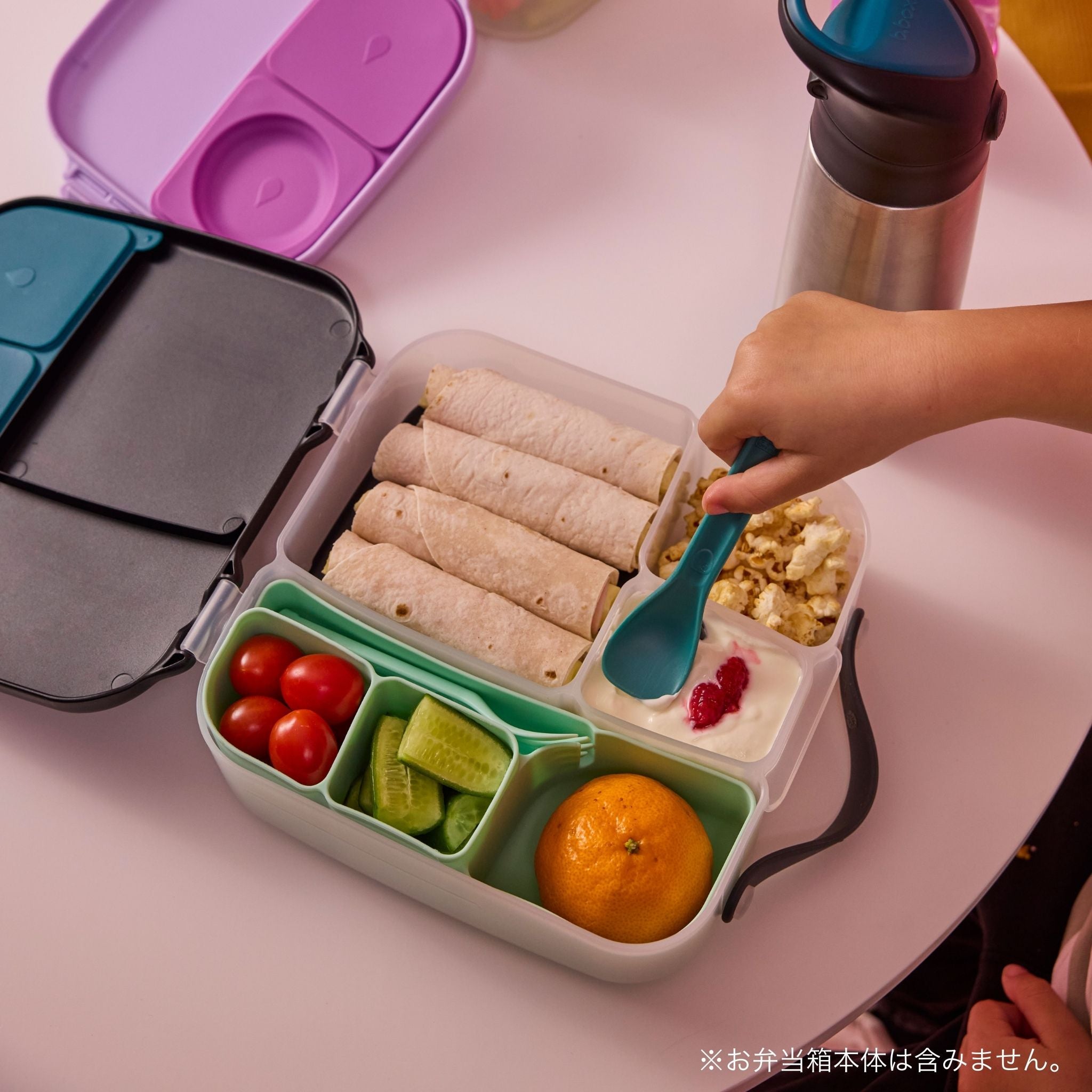 【b.box 2026年1月以降発売予定】silicone bento tray - lunch ランチボックス用シリコントレー