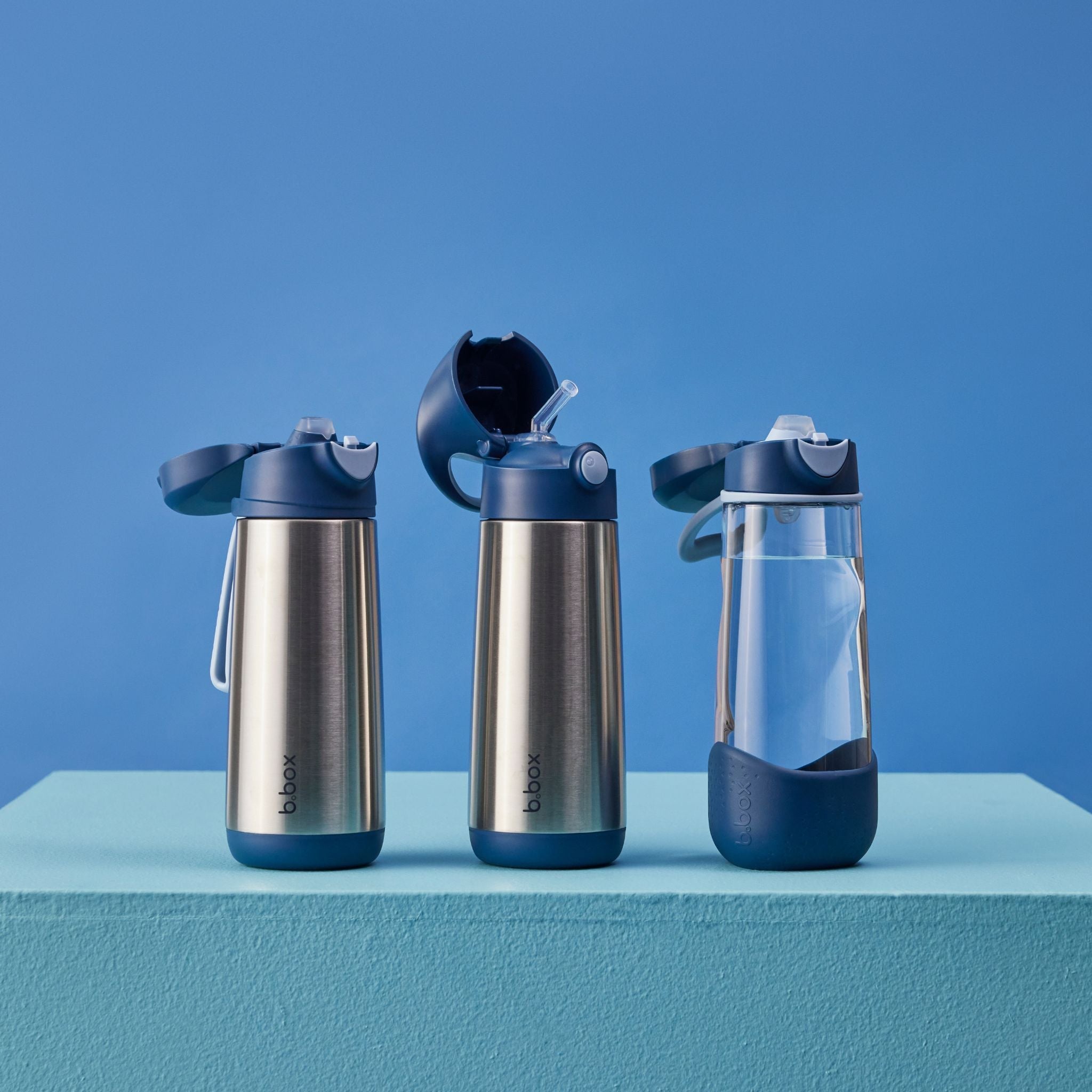 水筒 Insulated drink bottle 500ml ステンレスボトル - ストロー