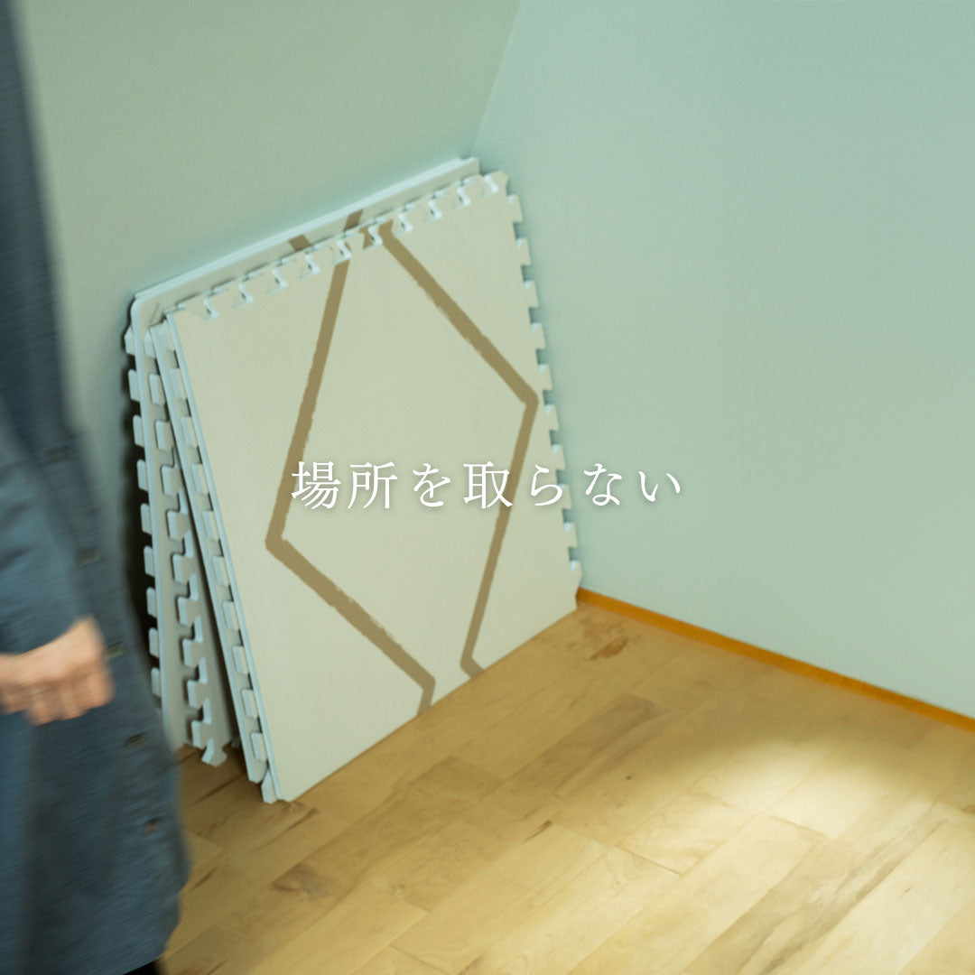 【SALE】Foam Play mat フォームプレイマット - Modern Blocks - Old Pink