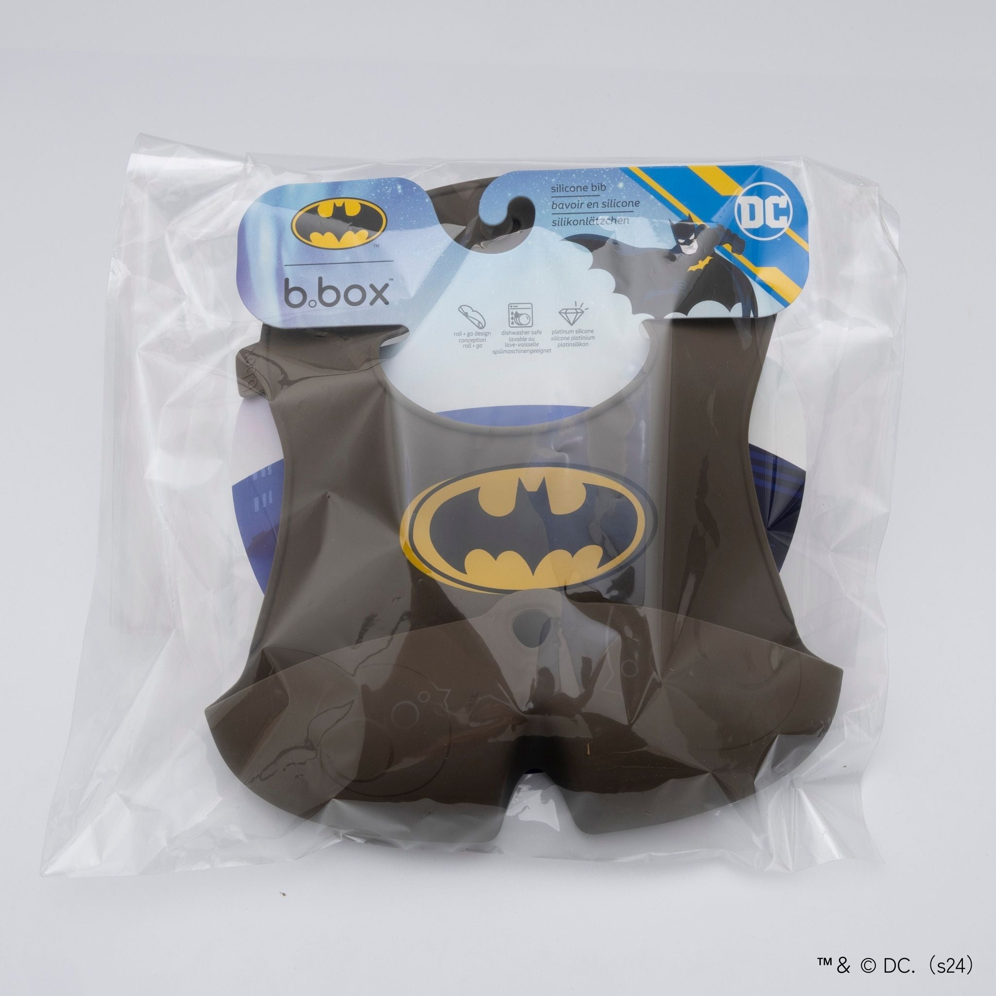 【3/25発売スタート】シリコンビブ/Warner Bros. Silicone Bib - Looney Tunes by b.box and Batman by b.box