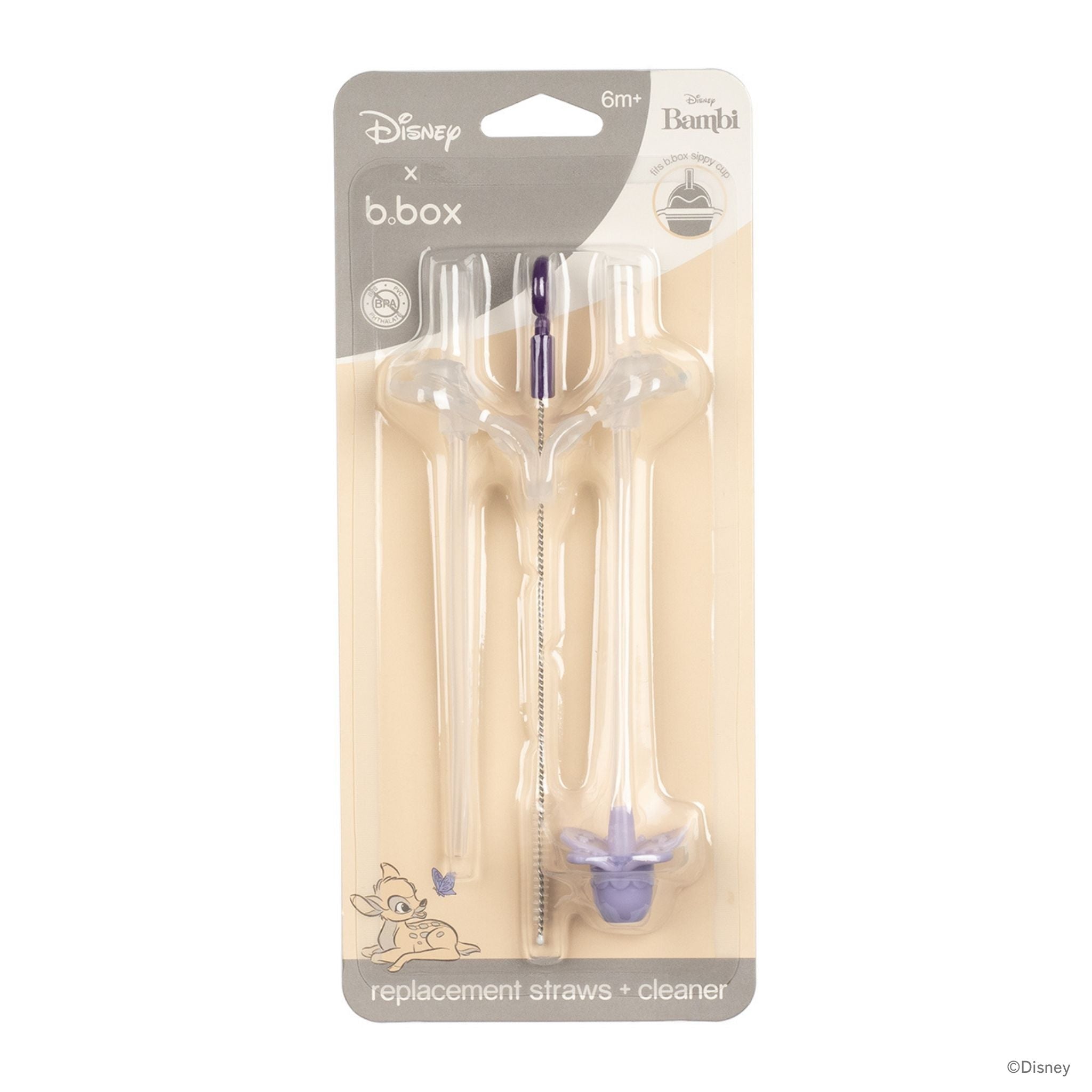 シッピーカップ専用スペアストロー/クリーナーセット - Disney