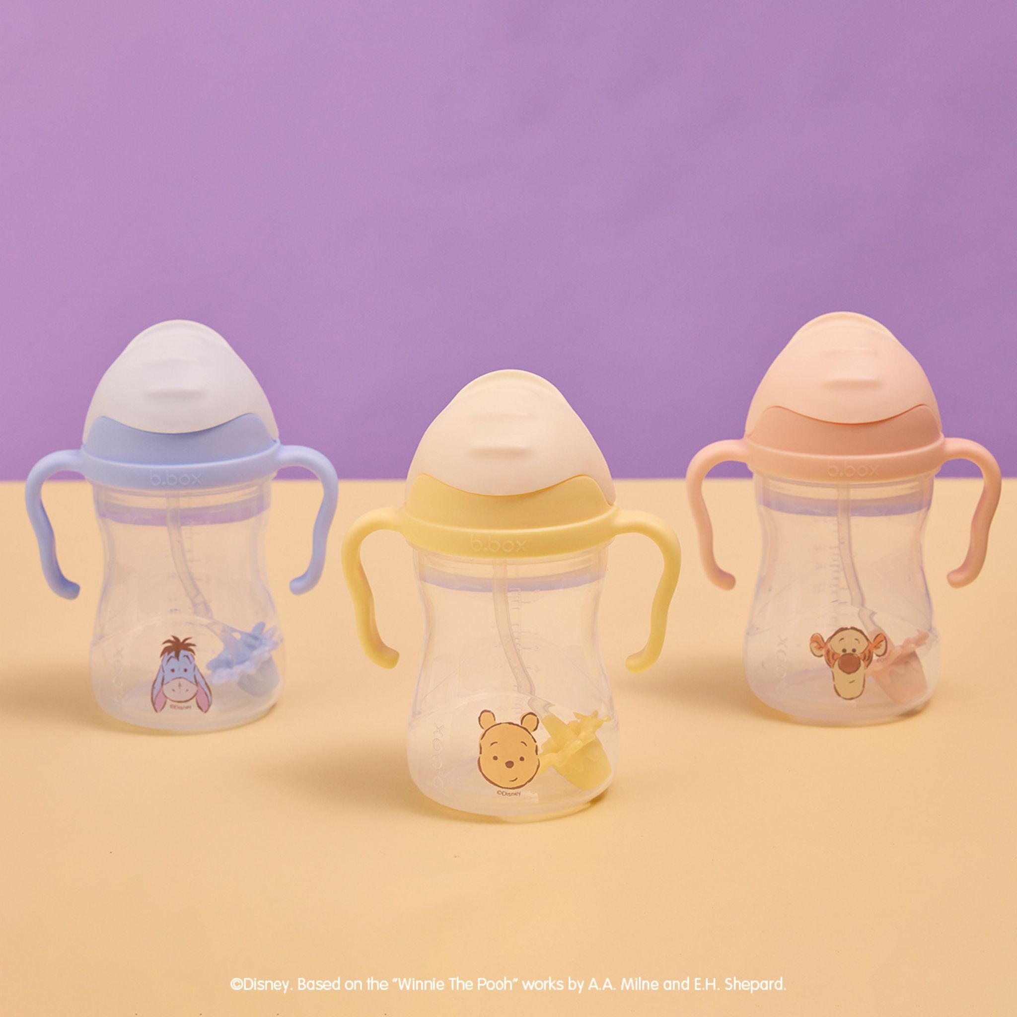 【b.box新作 2026年2月以降発売予定】Sippy cup ストローマグ シッピーカップ - Disney - くまのプーさん100周年記念