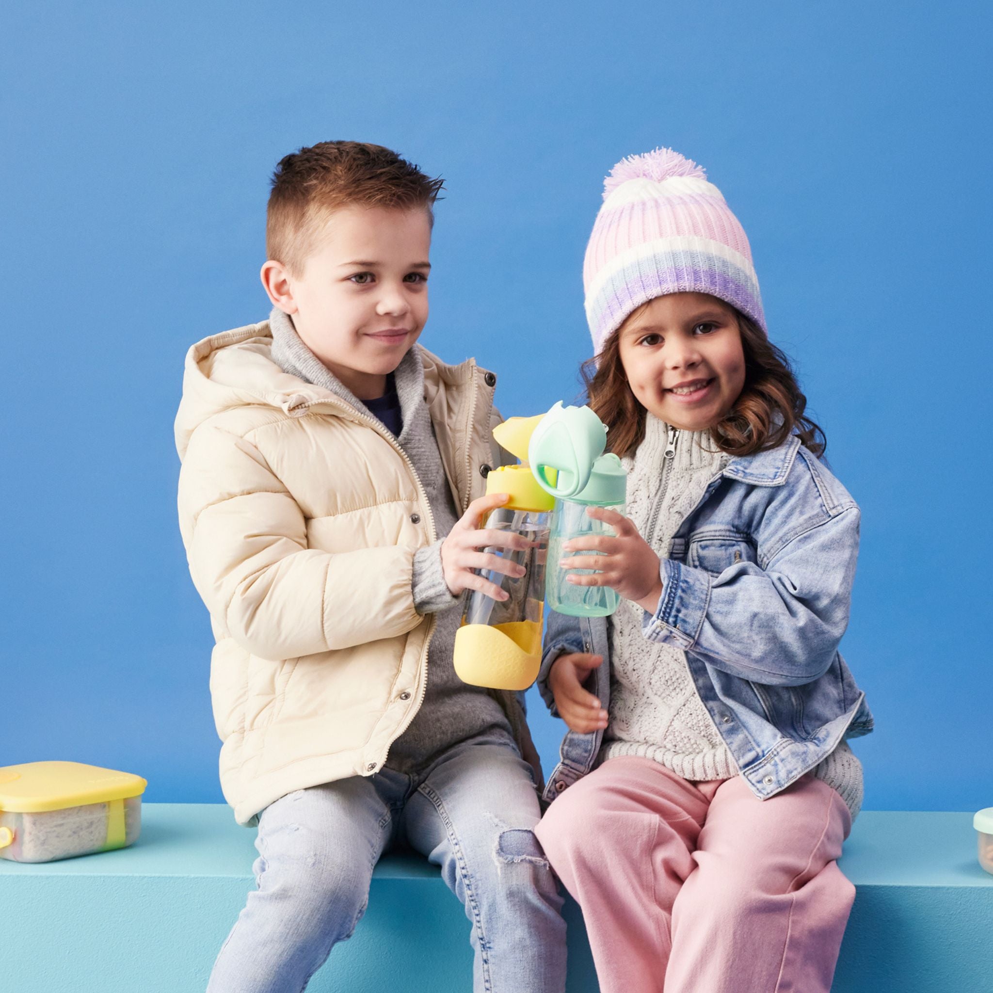 Tritan drink bottle 600mlトライタンドリンクボトル - ストロー