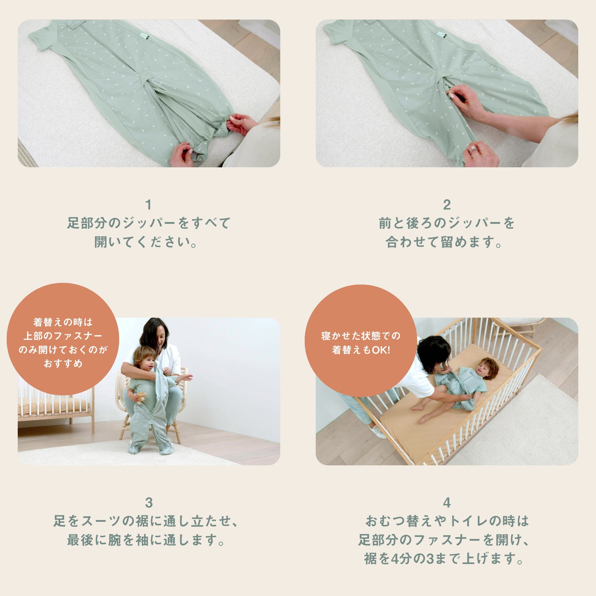 Sleep Suit Bag 3.5 TOGスリープスーツバッグ(8ヶ月~/歩き始めのベビー&キッズ用スリーパー)