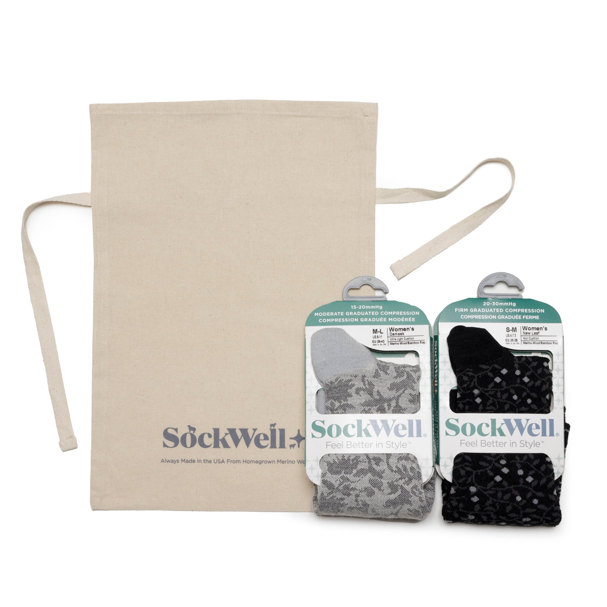Sockwellロゴ入りギフトバッグ