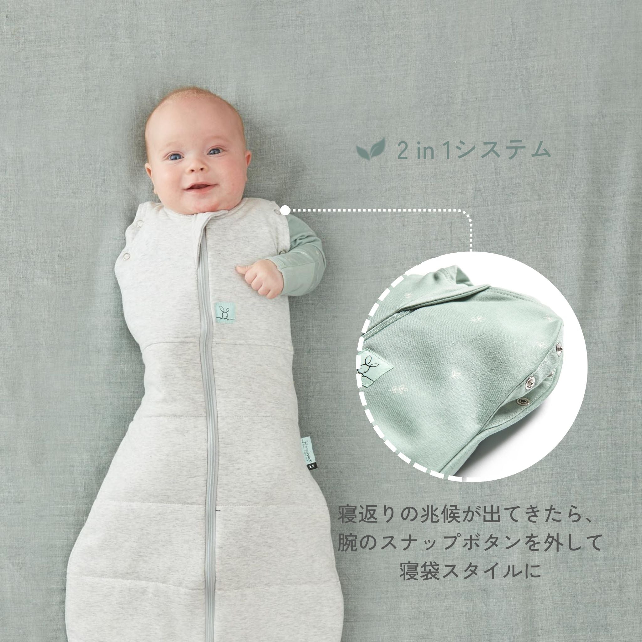 【NEW】＜冬向け＞Cocoon Swaddle Bag 2.5 TOGコクーンスワドルバッグ（新生児～／スワドル）