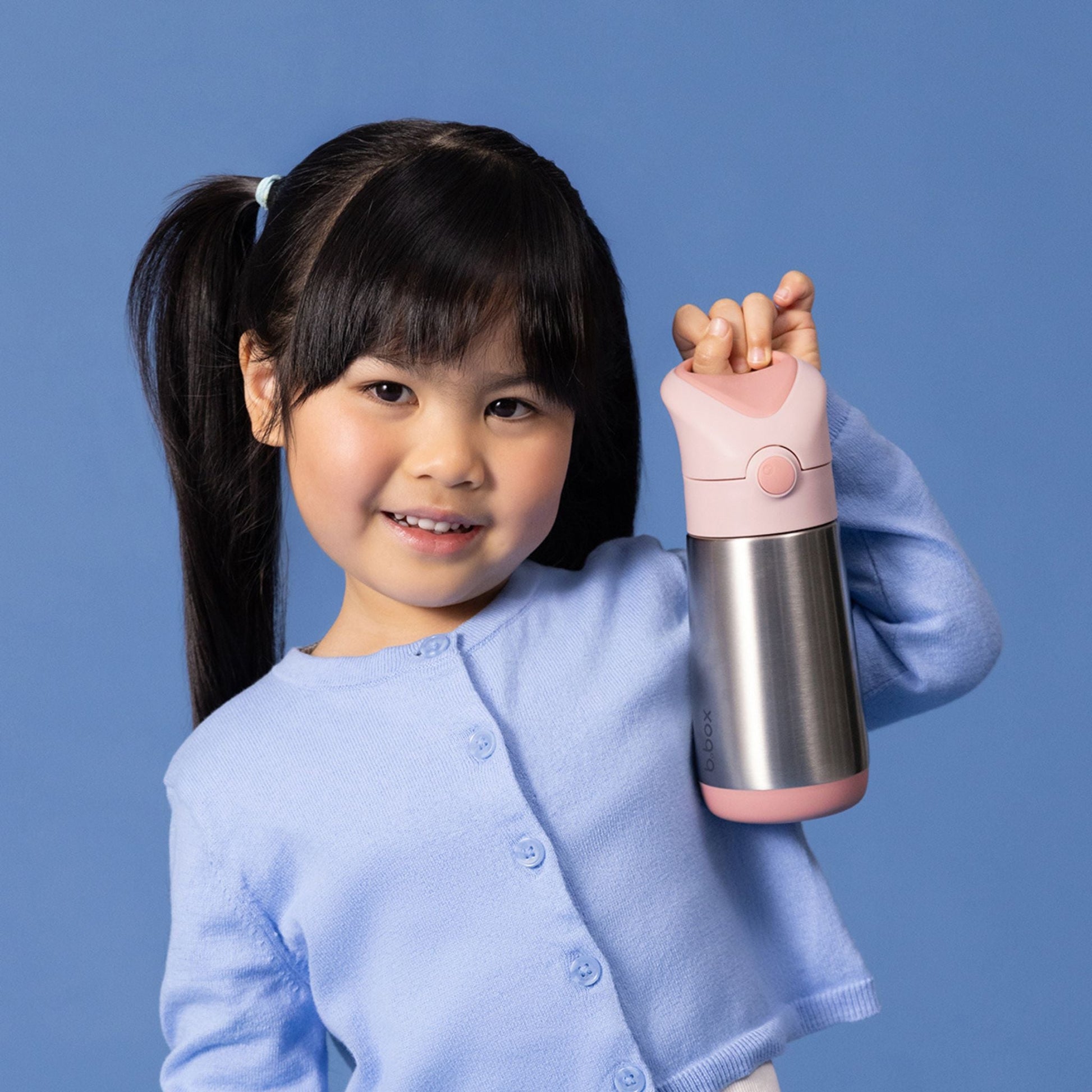 水筒 Insulated drink bottle 350ml ステンレスボトル - ストロー