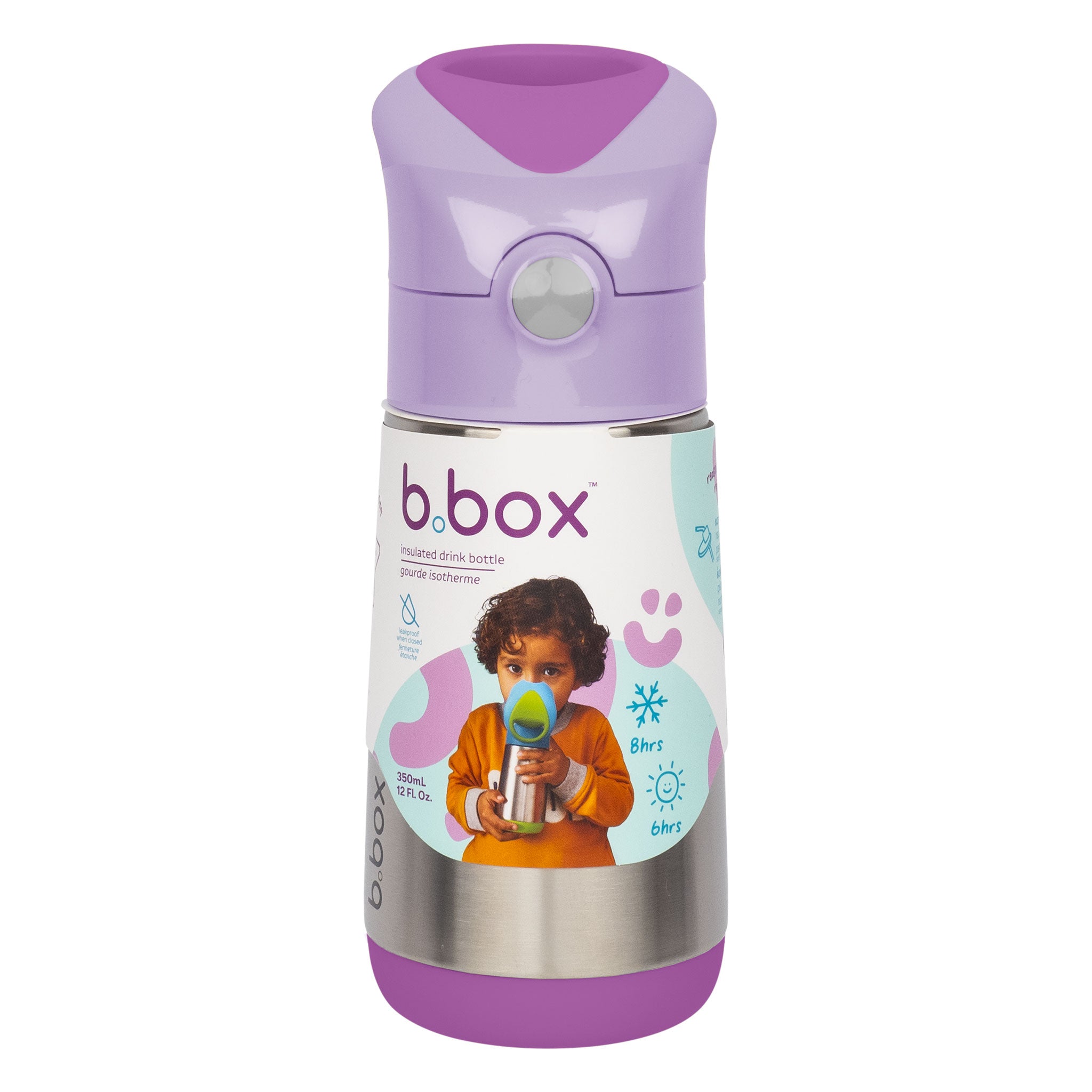 【b.box 2026年1月以降発売予定】水筒 Insulated drink bottle 350ml ステンレスボトル