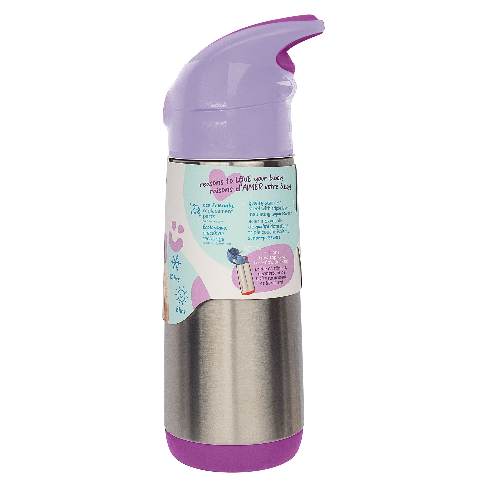 【b.box 2026年1月以降発売予定】水筒 Insulated drink bottle 500ml ステンレスボトル