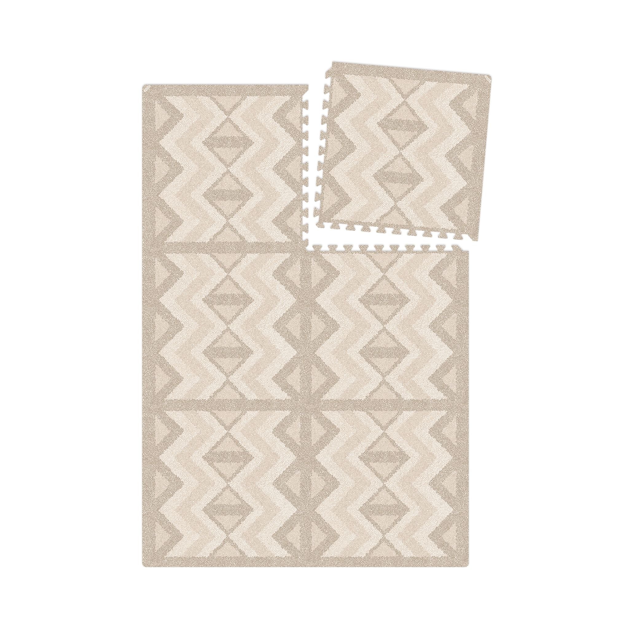 【SALE】Foam Play mat フォームプレイマット - Kilim - Sand（つなげてひろがる）