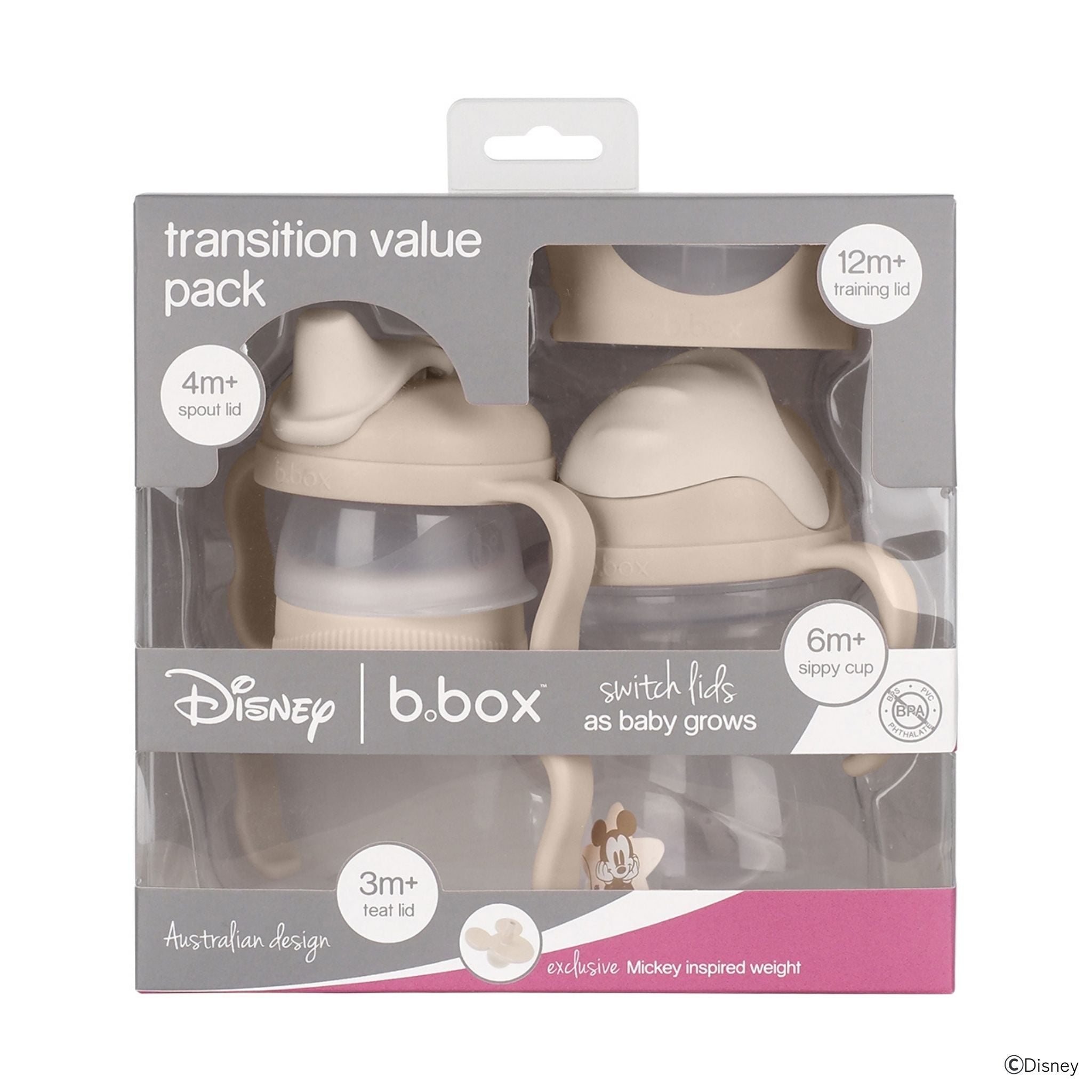 【b.box新作予約】Disney Transition value pack ディズニーステップアップマグパック