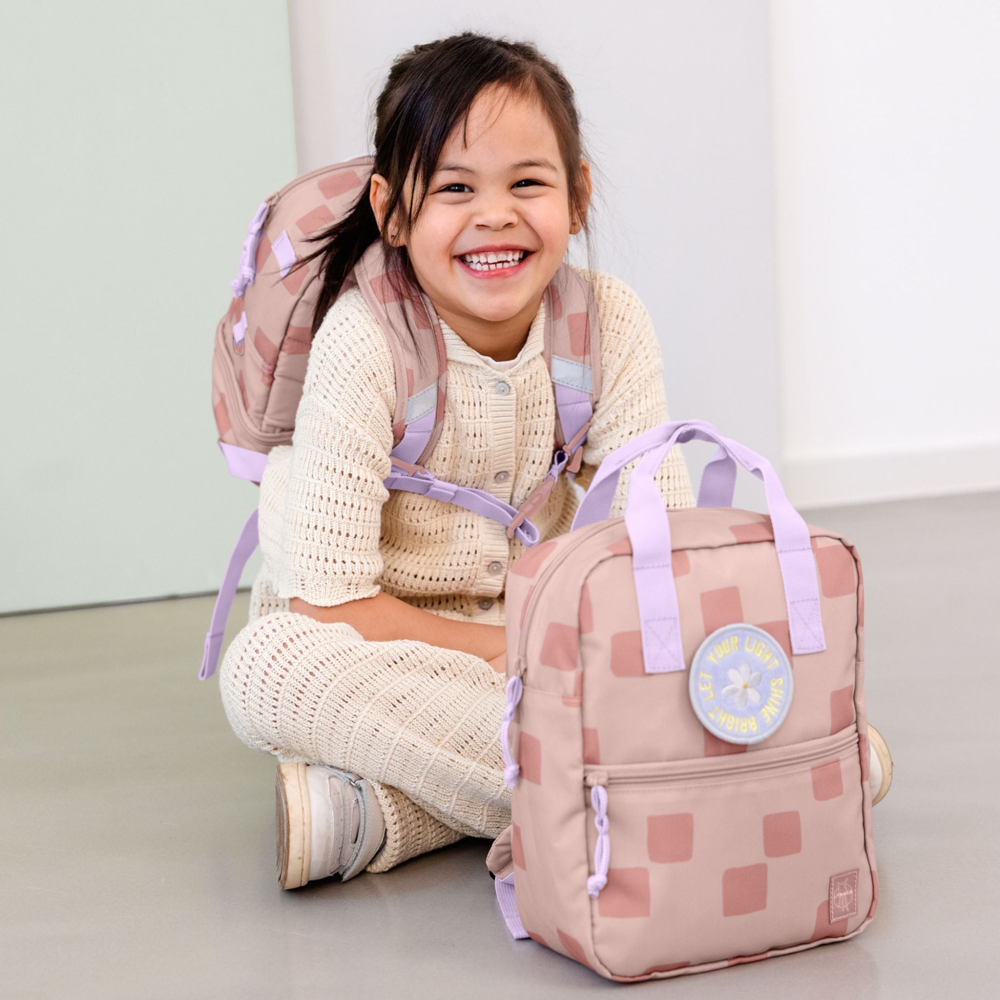 【New】Mini Square Backpack Pattern Party ミニスクエアバックパック