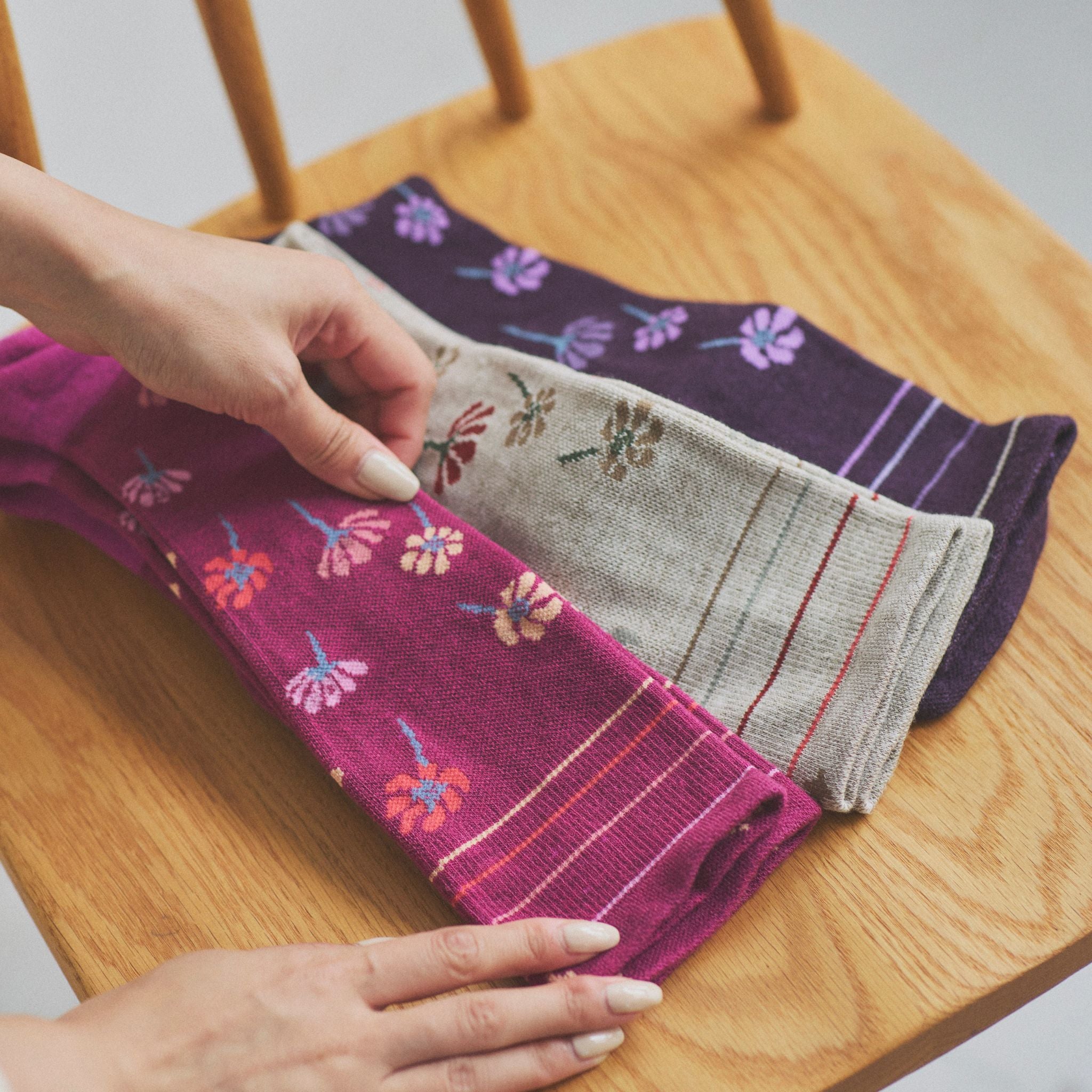 【sockwell26AW新作】[SW133W]FIELD FLOWER　Ladies