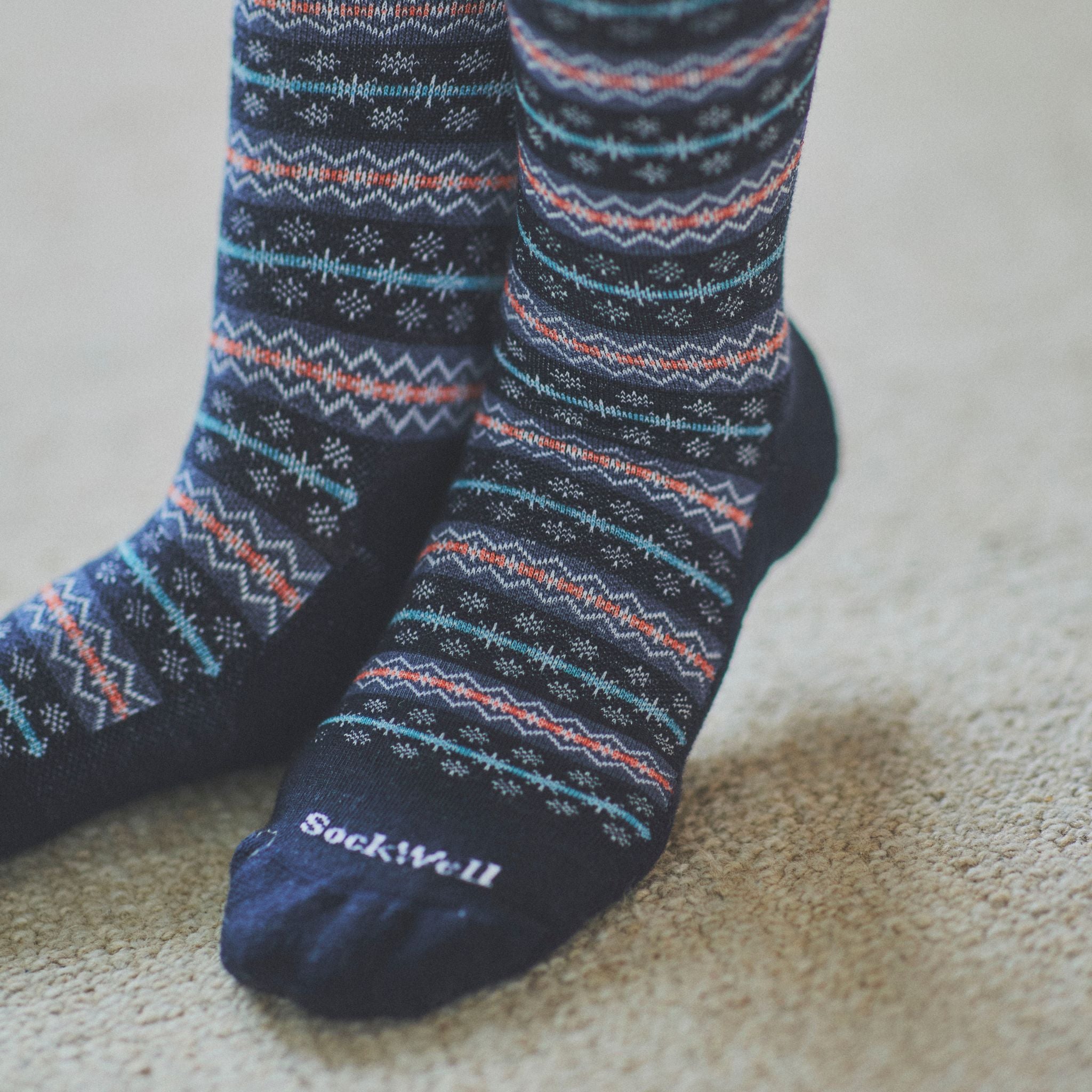 【sockwell26AW新作】[SW166W]MINI FAIRISLE　Ladies