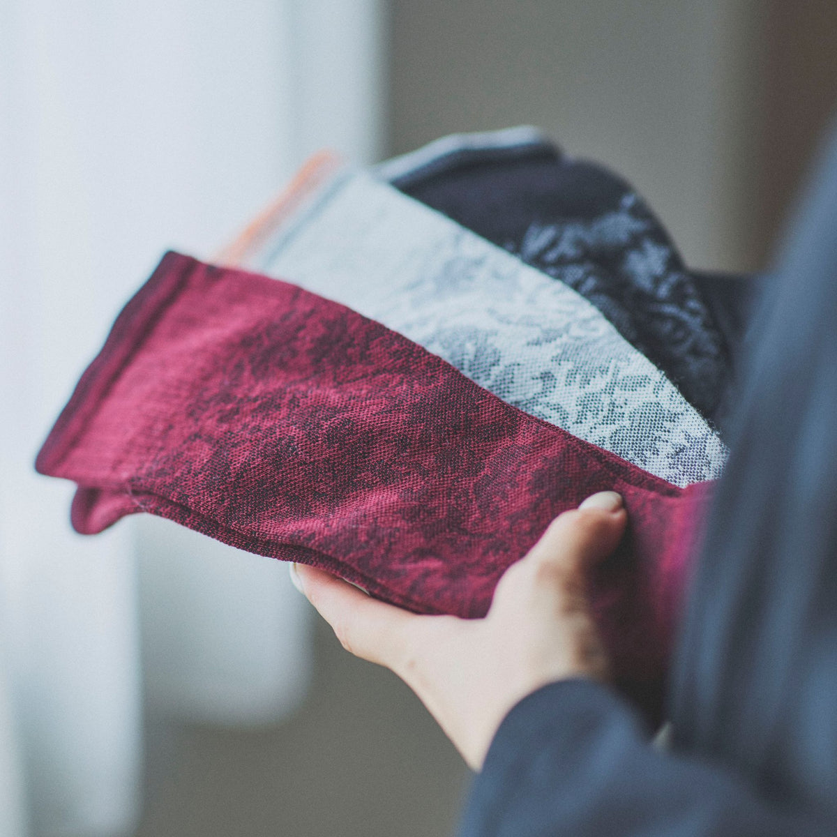 【sockwell26AW新作】[SW16W]DAMASK　Ladies