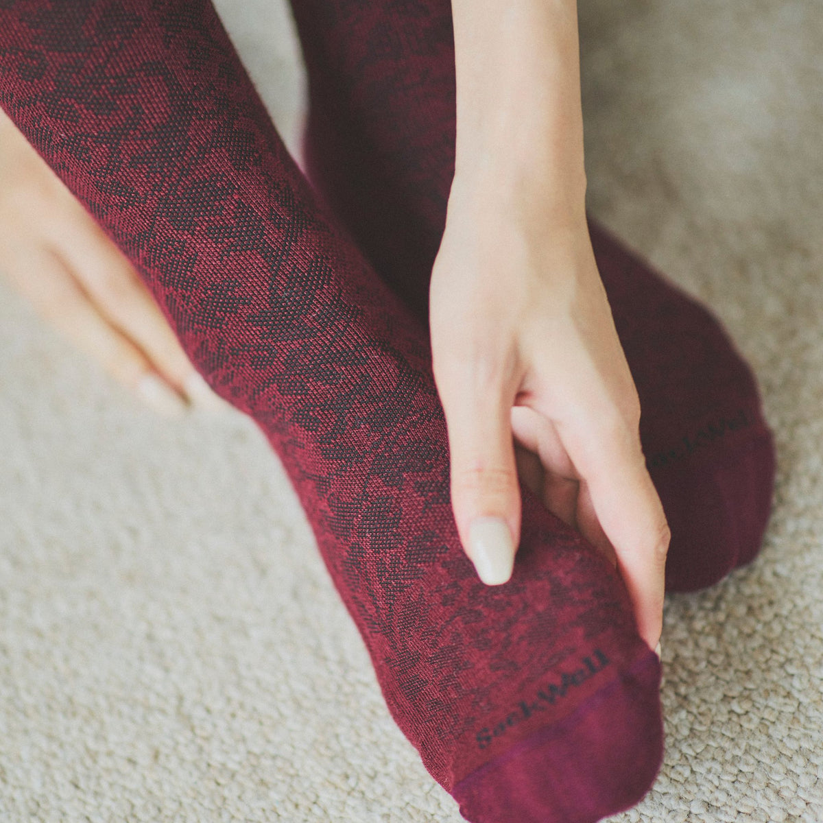 【sockwell26AW新作】[SW16W]DAMASK　Ladies