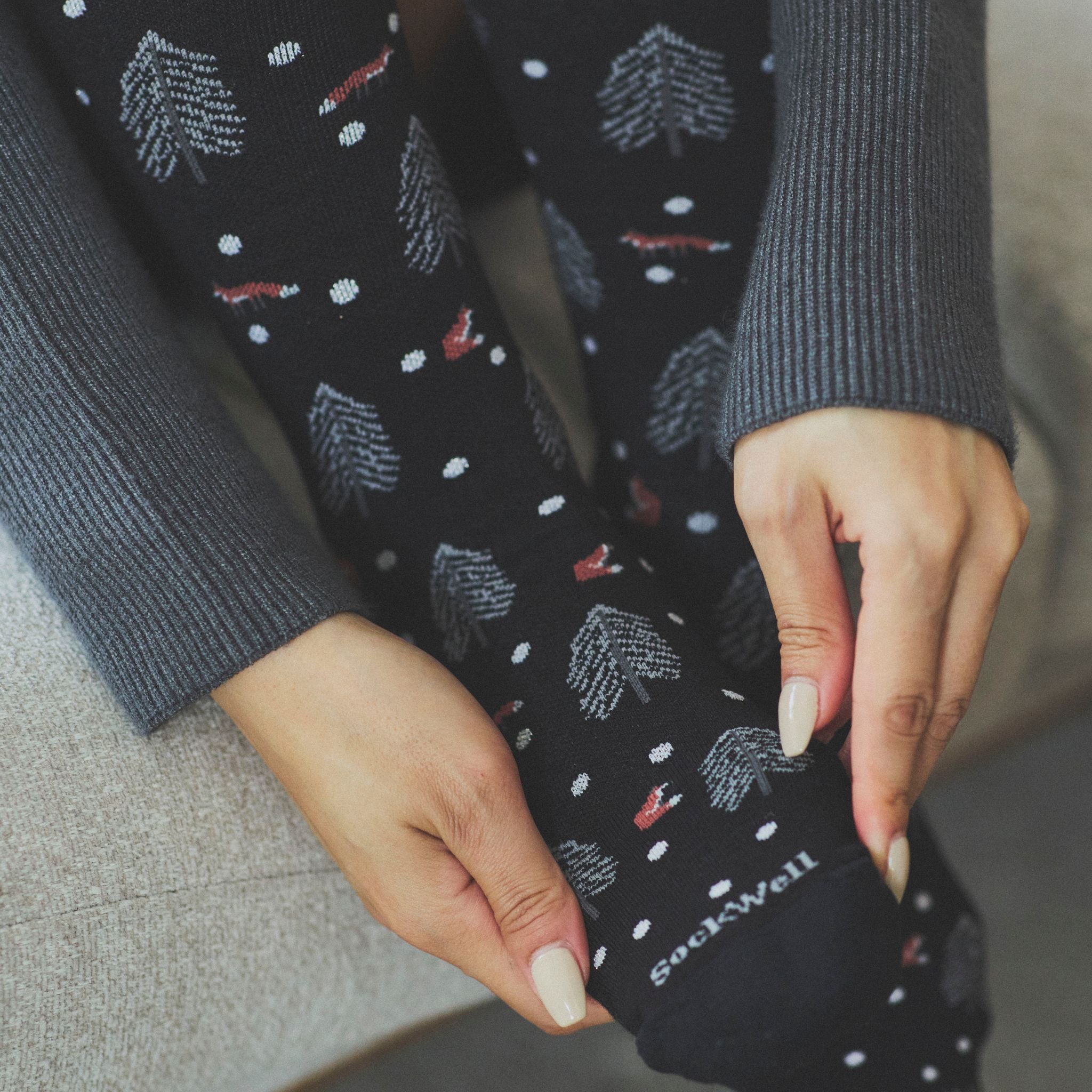 【sockwell26AW新作】[SW208W]FOX PLAY　Ladies