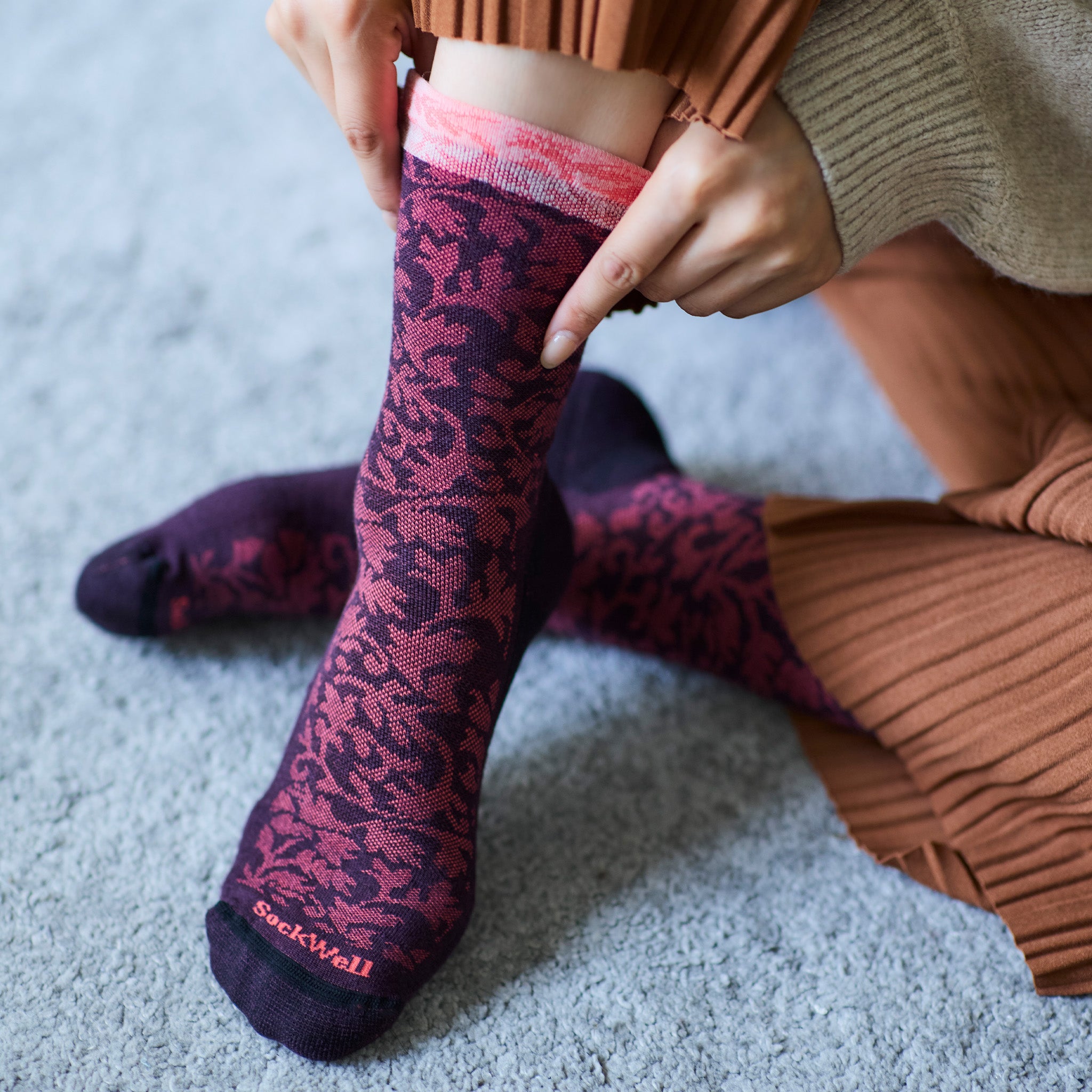 【8月20日～】【Sockwell25AW新作】[SW32W]PLANTAR CUSH CREW　Ladies