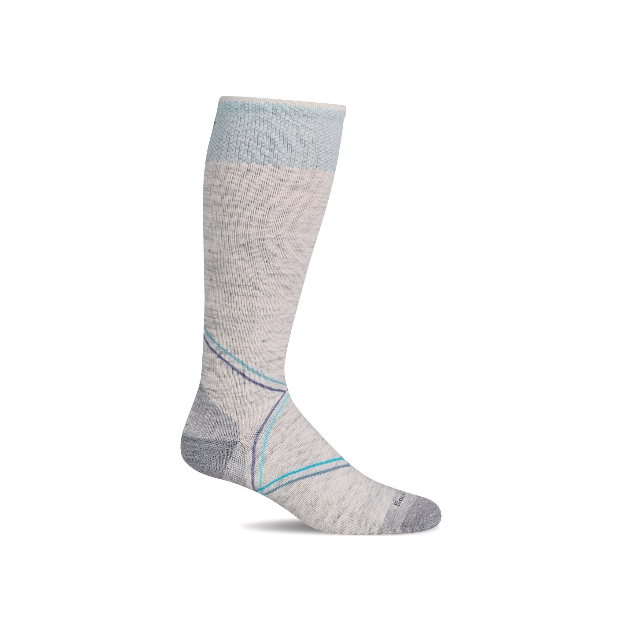 ソックウェル [SW42W] PULSE KNEE HIGH ash 正面カット