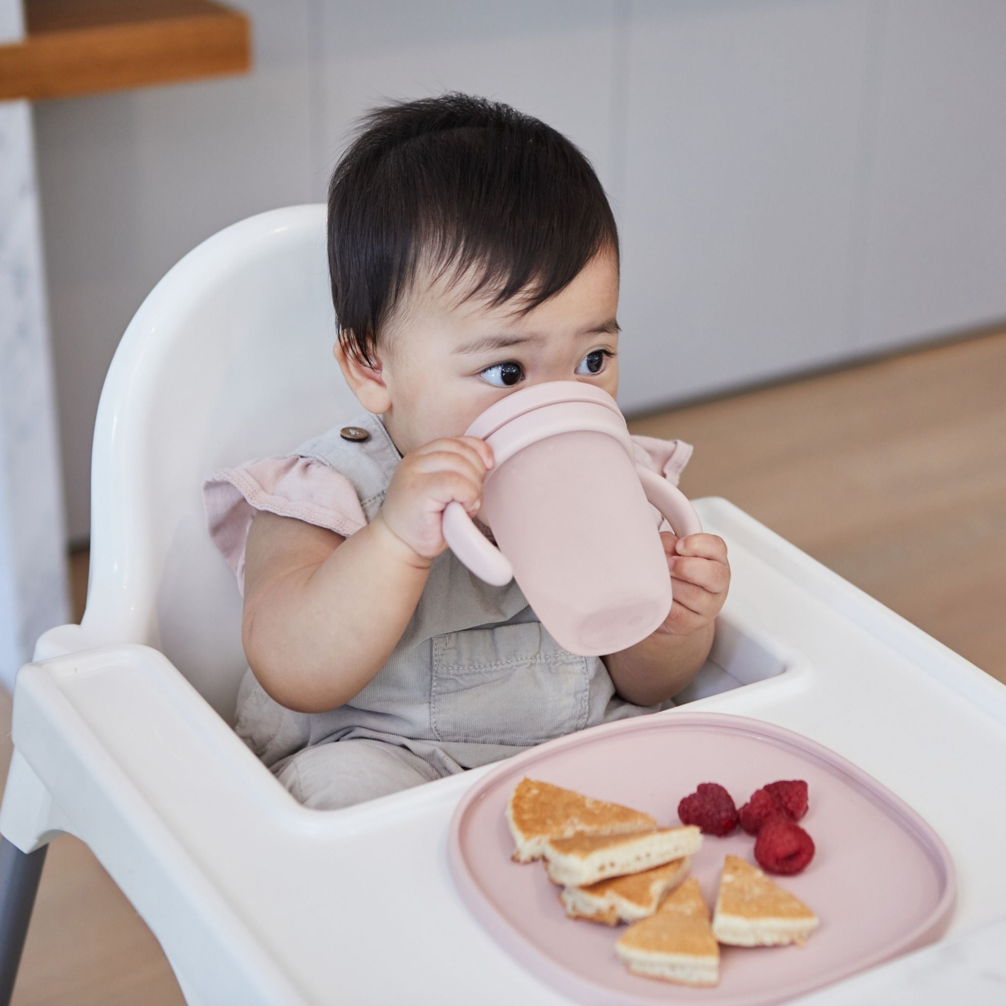 シリコンスパウトカップ＋ハンドル/Silicone Spout Cup+Handle