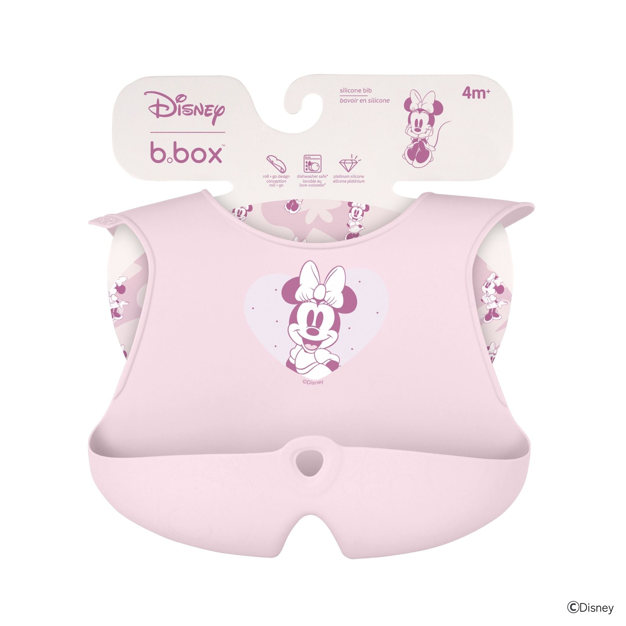 【b.box新作 2026年2月下旬以降発売予定】Disney Silicone Bib ディズニーシリコンビブ