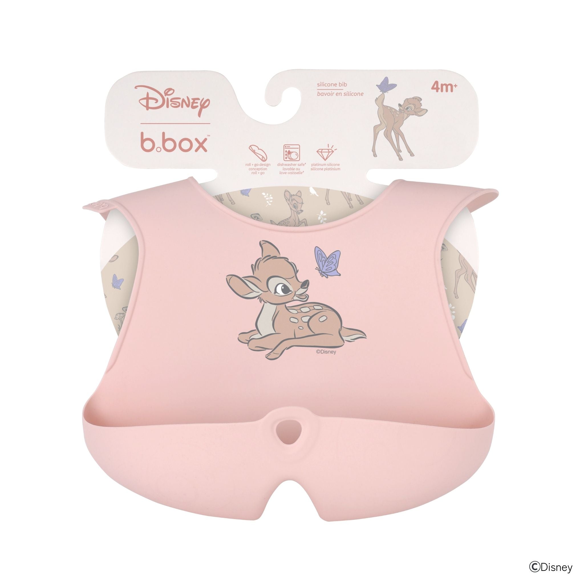 【b.box新作 2026年2月下旬以降発売予定】Disney Silicone Bib ディズニーシリコンビブ