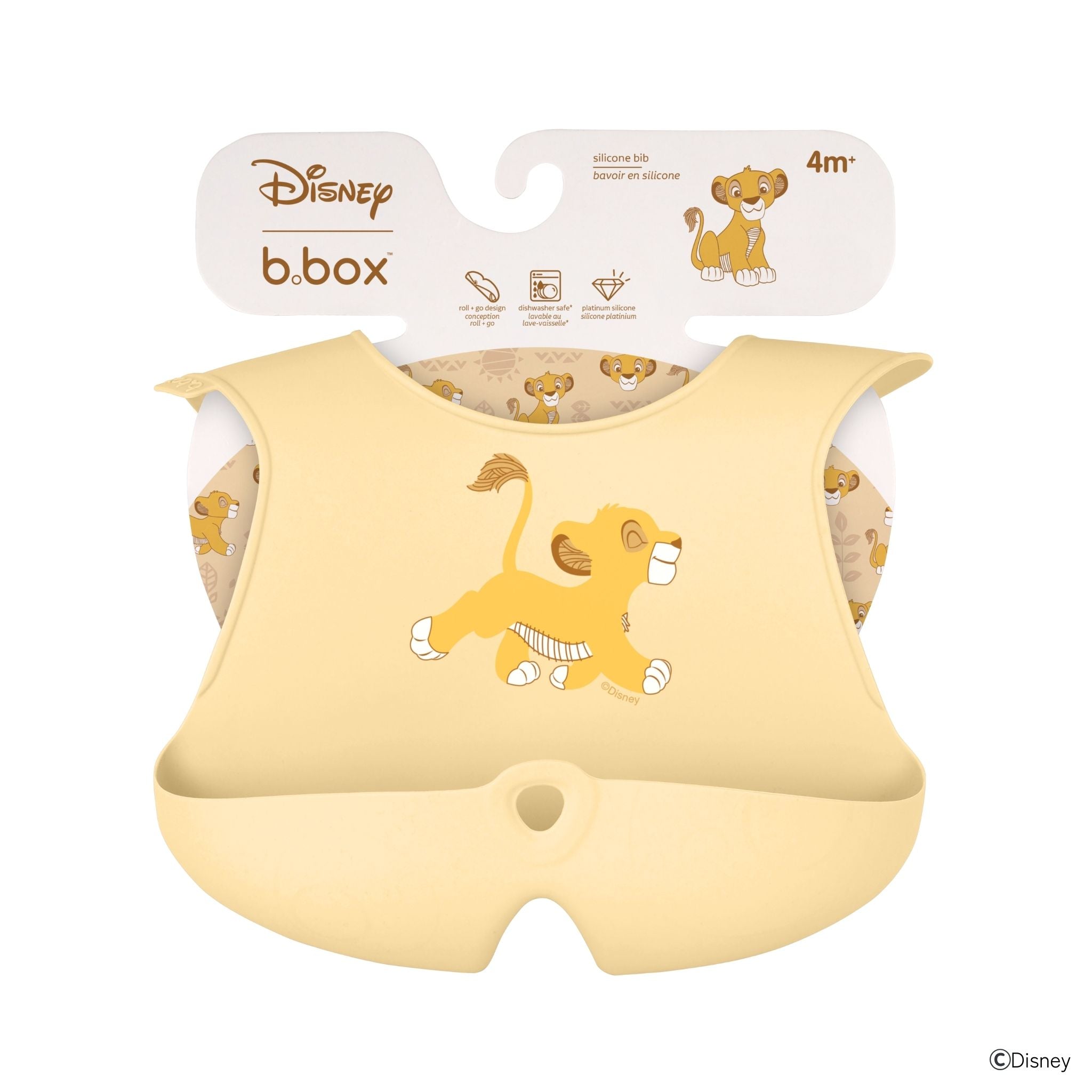 【b.box新作 2026年2月下旬以降発売予定】Disney Silicone Bib ディズニーシリコンビブ