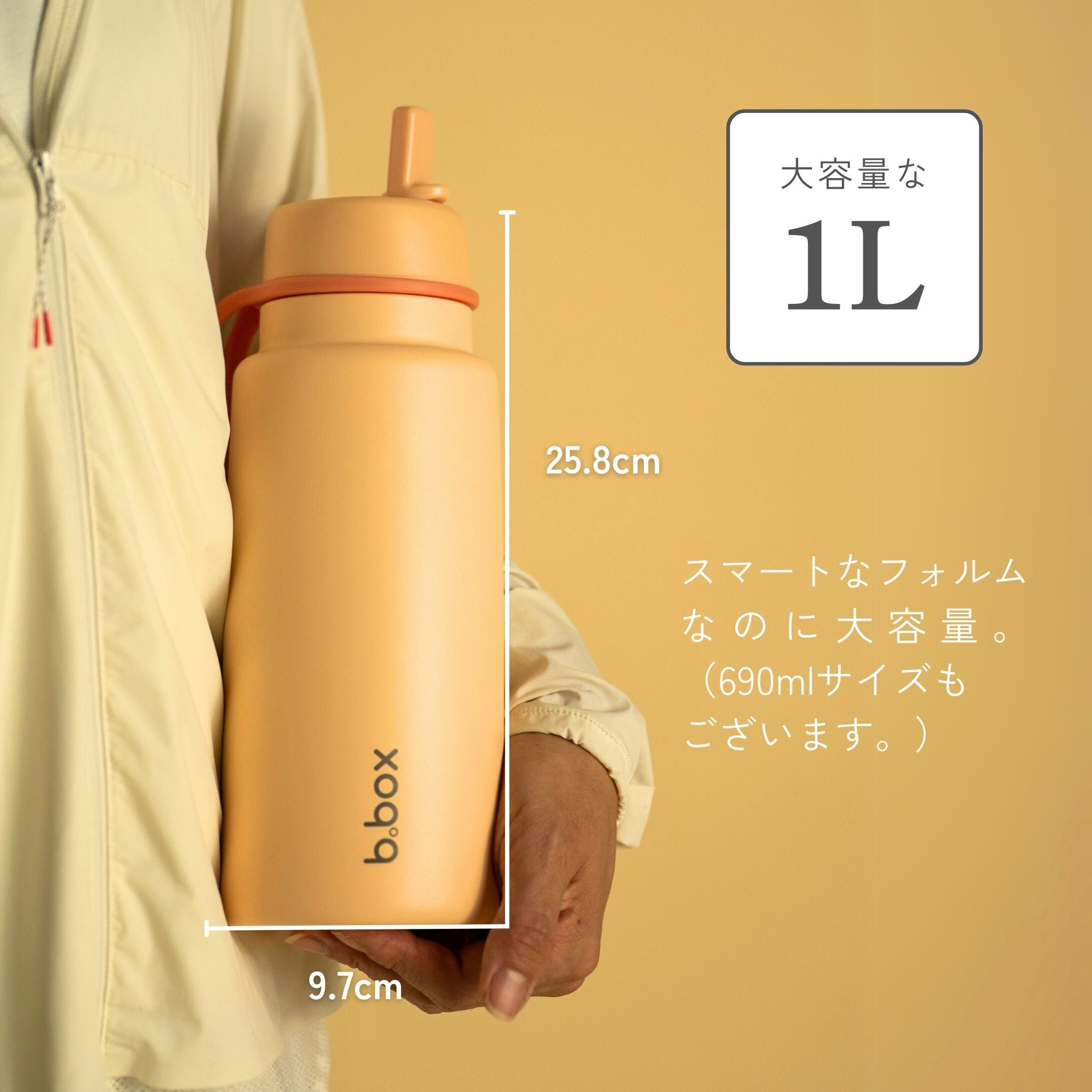 Insulated Flip Top Bottle 1Lフリップトップボトル