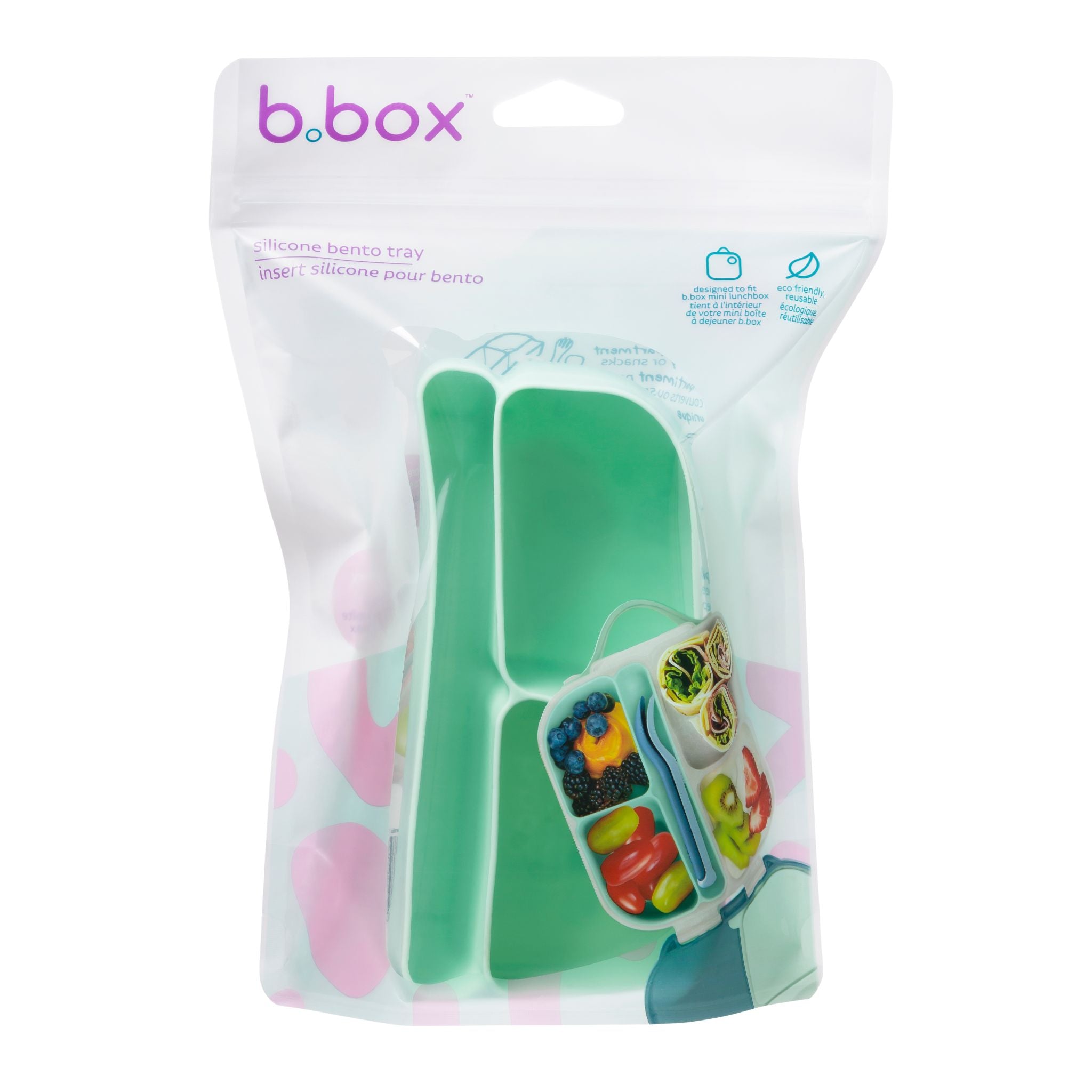 【b.box 2026年1月以降発売予定】silicone bento tray - mini ミニランチボックス用シリコントレー